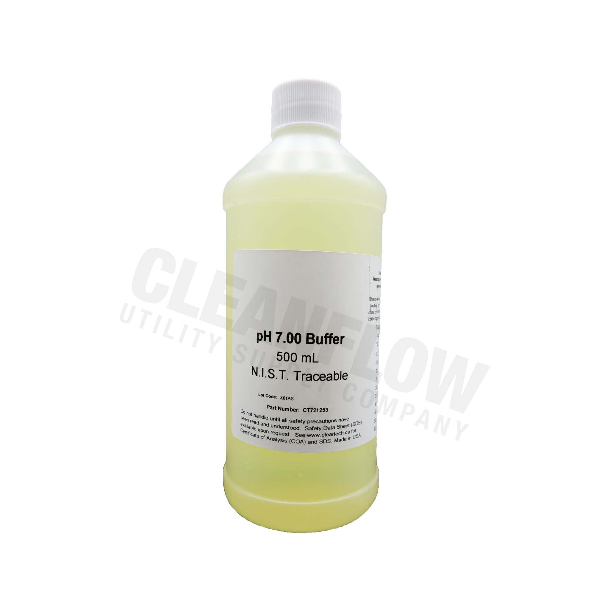 Lovibond pH 7.00 Buffer Solution - Accurate Calibration for All pH Meters | NIST Traceable, Universal Compatibility, Reliable Results| Yellow | 500 ml