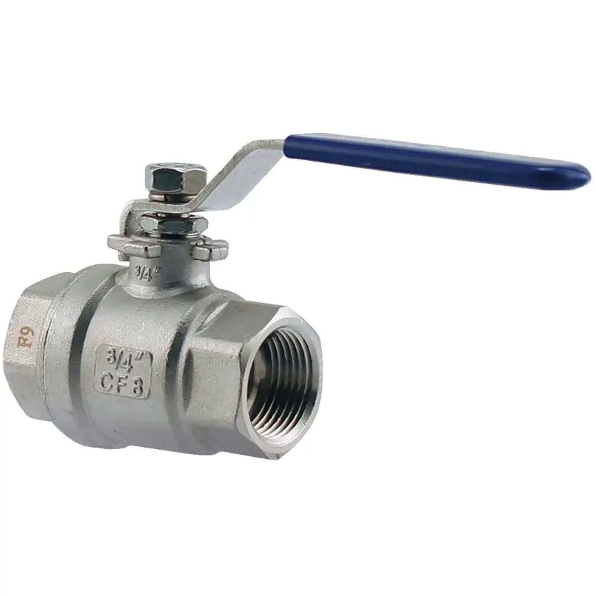 Plumb-Eeze 304 Stainless Steel Port Ball Valve | 1000 PSI, FPT Connection, PTFE Seats, Lead-Free, Corrosion Resistant, Reliable for Industrial Plumbing