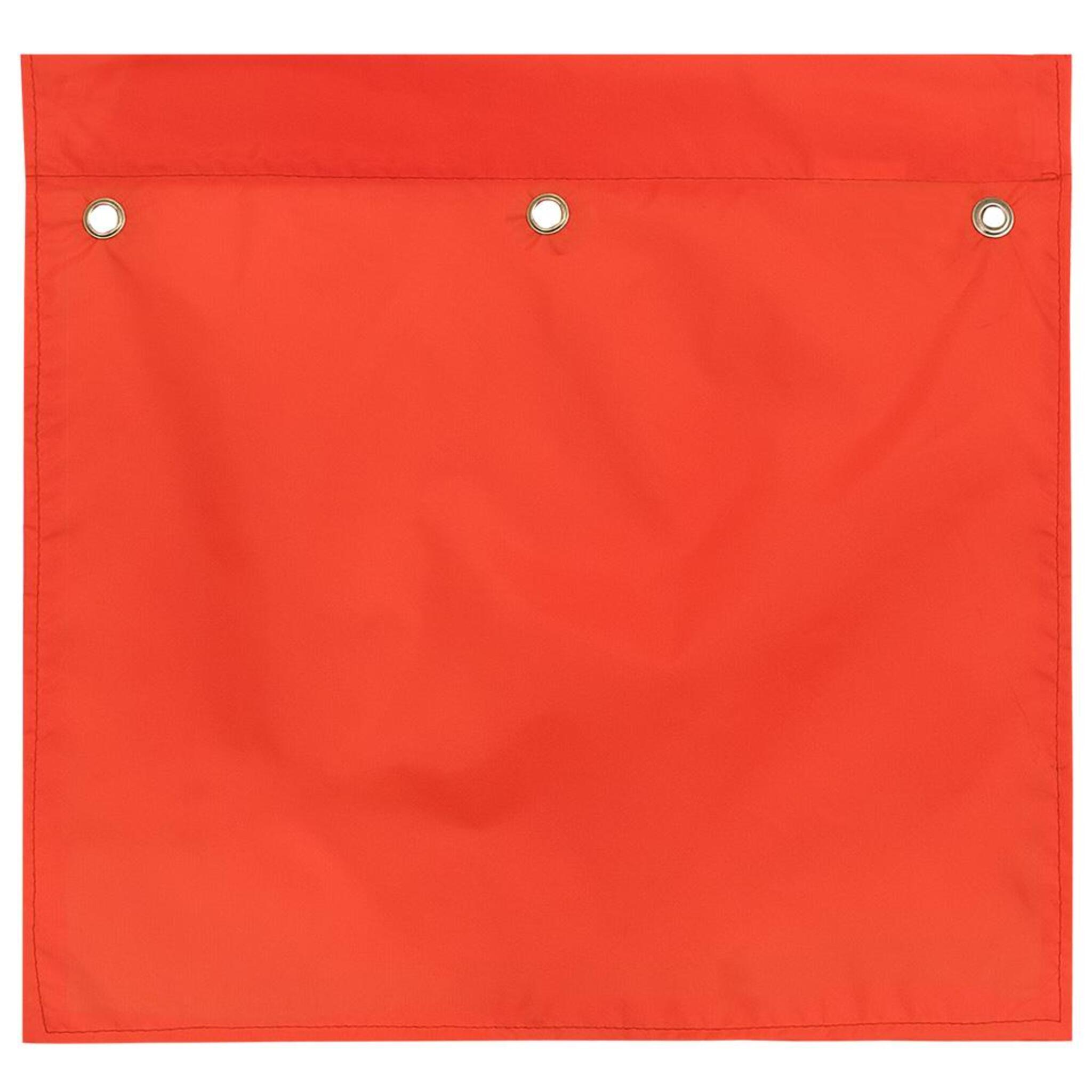 Polyester Waterproof Traffic Flag, 16" X 16" Facility Safety - Cleanflow