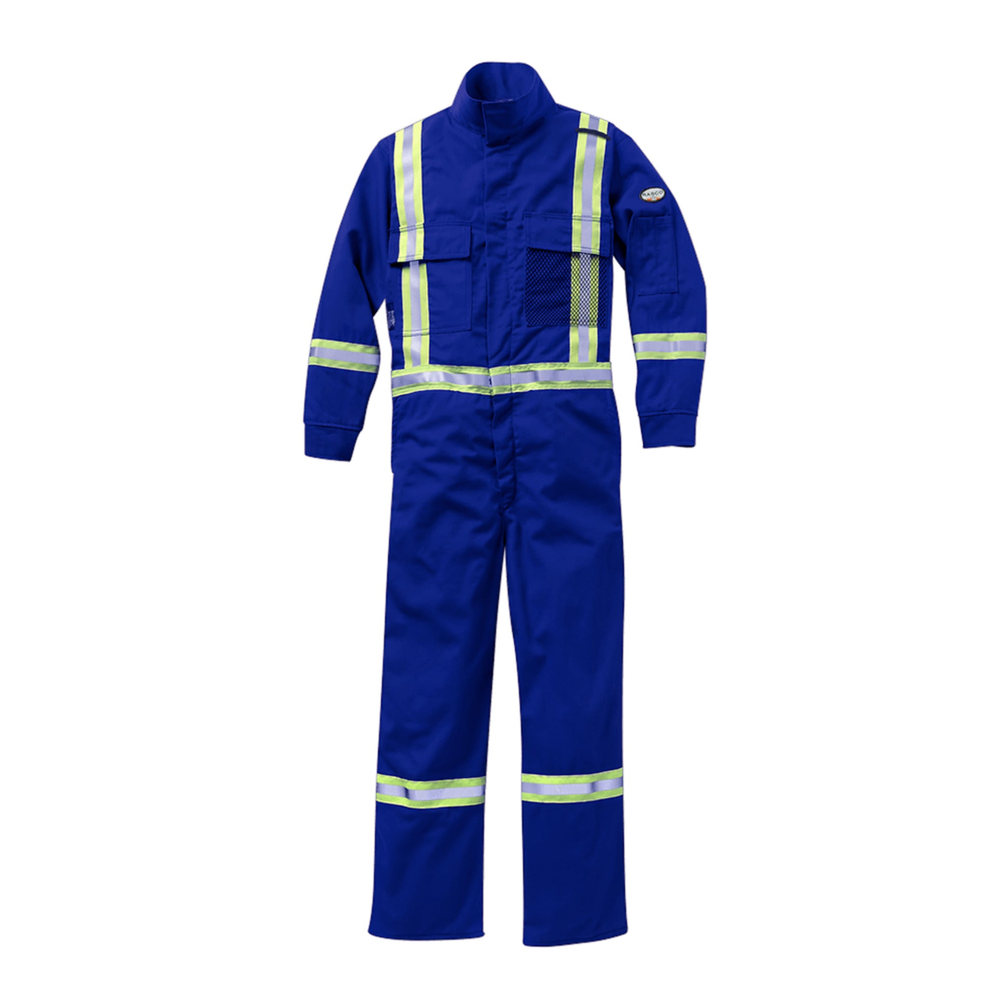 Rasco Men's Hi Vis Work Coveralls FR3330 6.5 oz - Westex® DH HRC 2, Flame Resistant, Reflective, Comfortable, Durable, Safe Wear | Sizes: 36-62