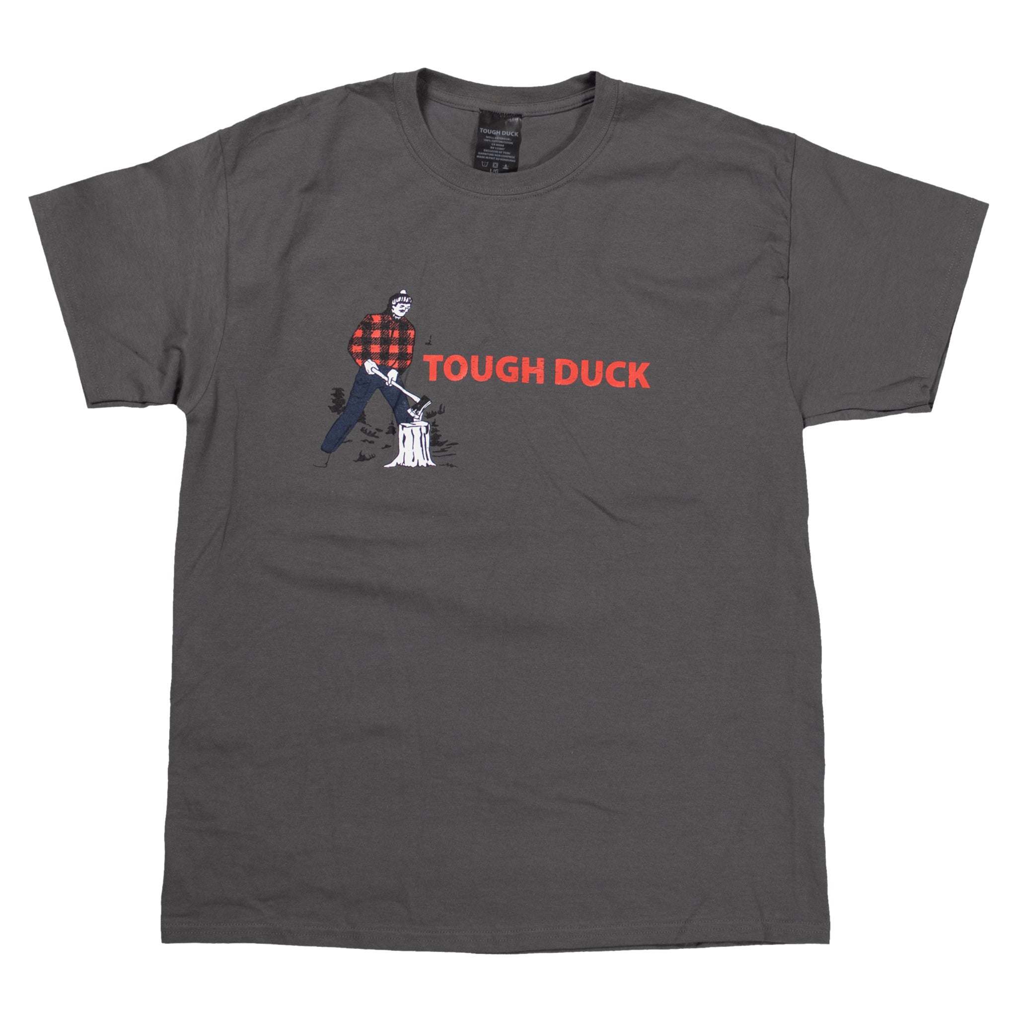 Tough Duck PT04 S/S Lumberjack T-Shirt | Sizes M - 3XL Work Wear - Cleanflow