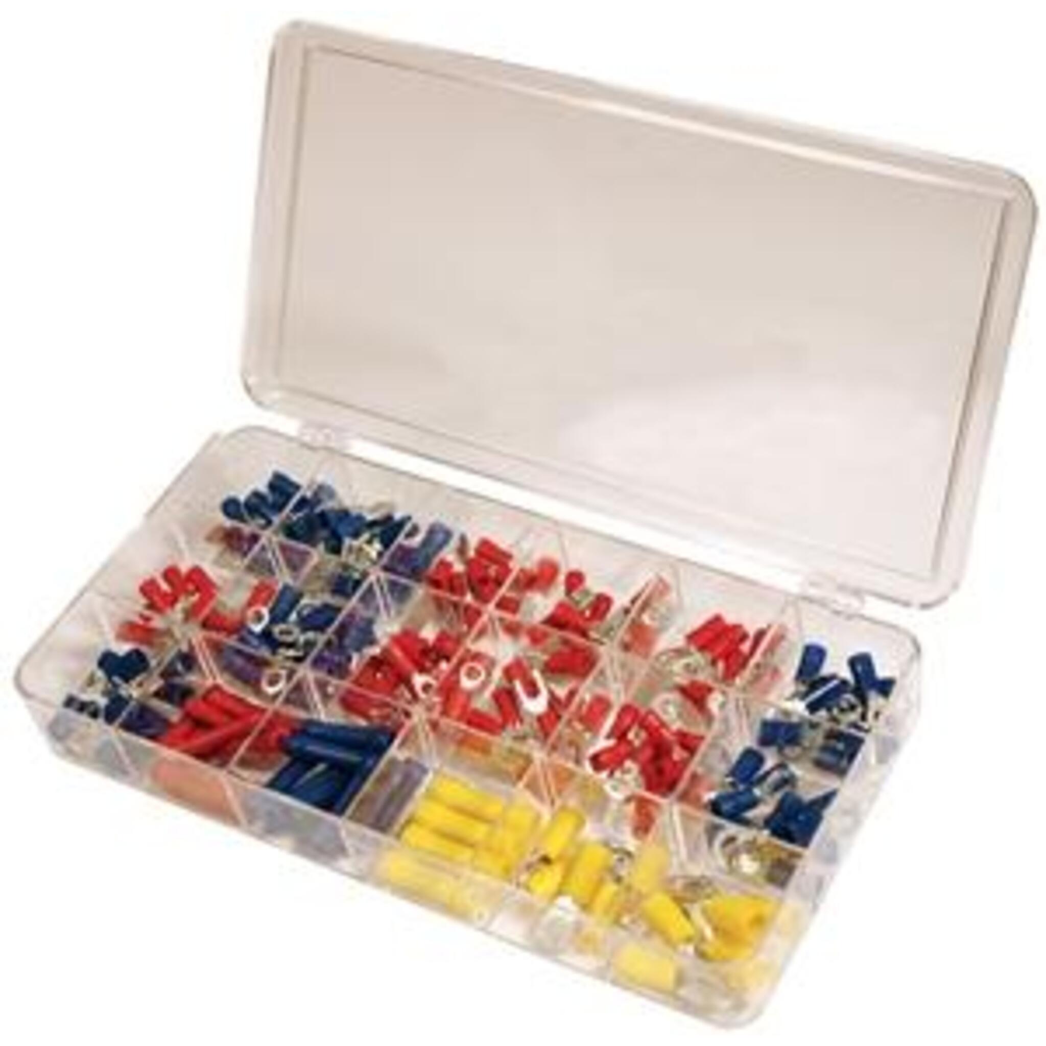 Quick Cable Solderless Terminal Kit - 175 Piece Maintenance Supplies - Cleanflow