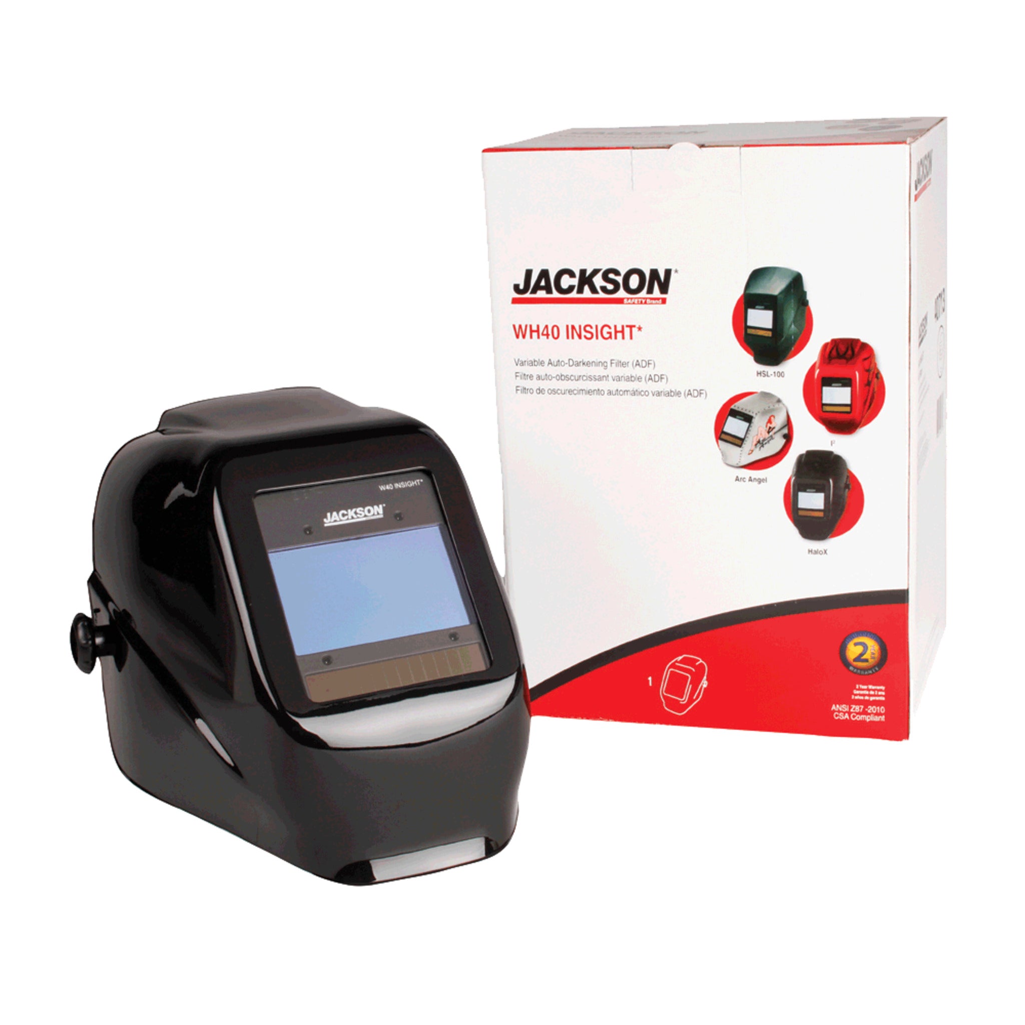 Jackson HLX-100 Insight Black Digital ADF Welding Helmet Personal Protective Equipment - Cleanflow