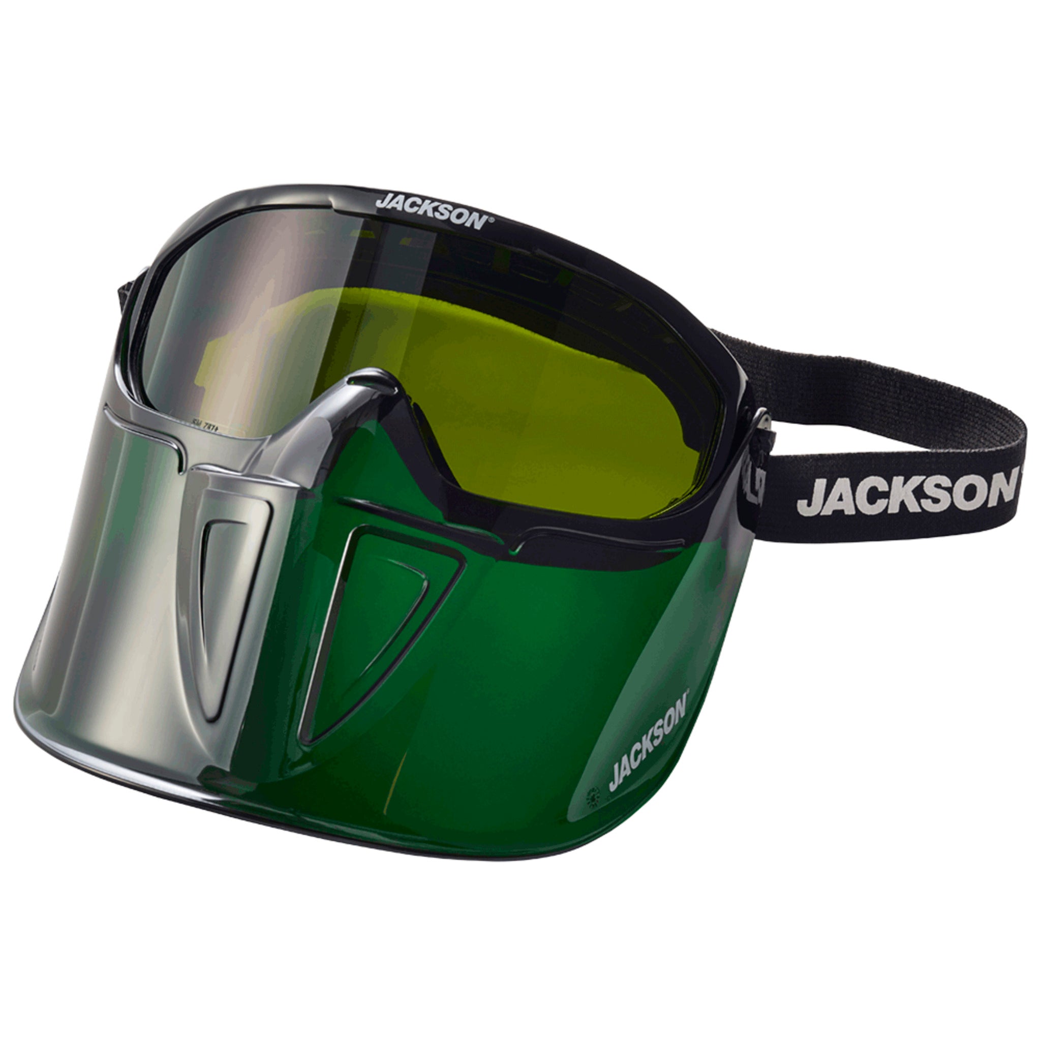 Jackson GPL550 Series Premium Safety Goggle with Detachable Flip-Up/Flip-Down Face Shield - Shade 5 IR Personal Protective Equipment - Cleanflow