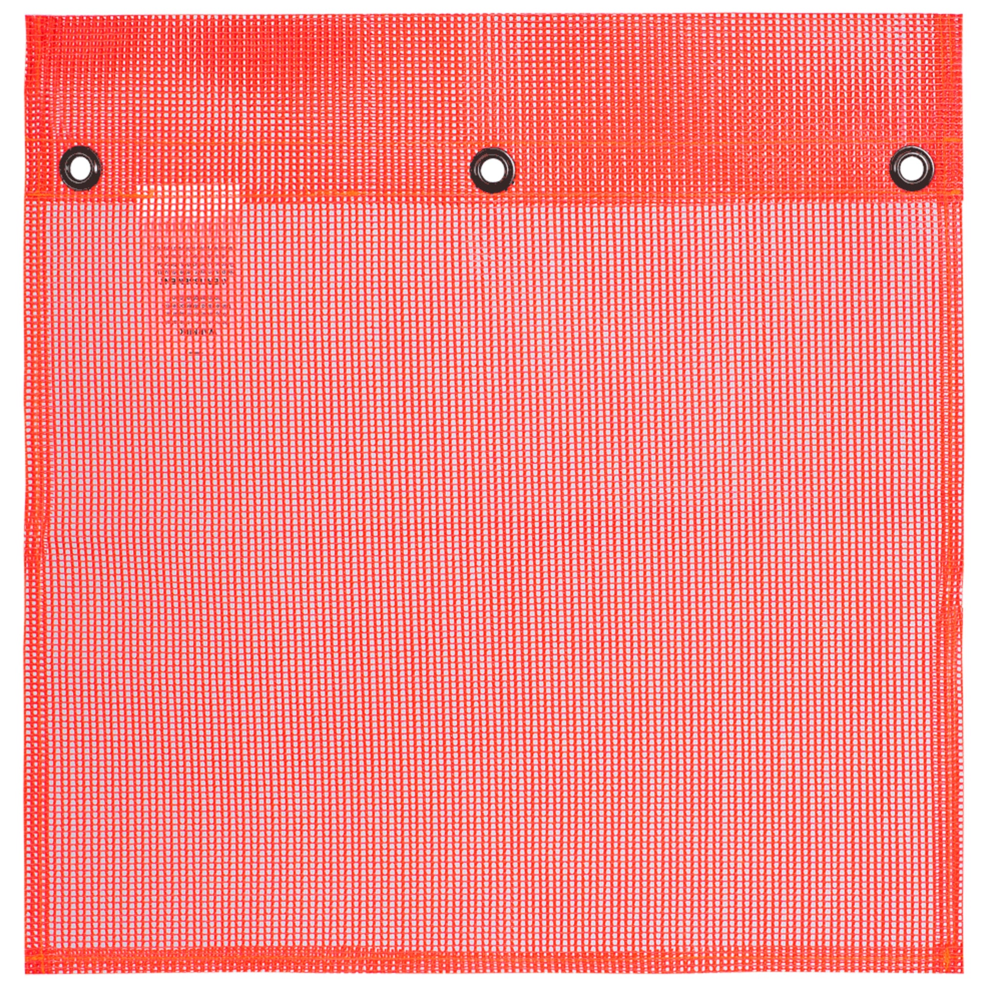 Pioneer High-Visibility PE Mesh Traffic Flags with Grommets for Durable Outdoor Use – Ideal for Construction & Road Work Safety, Easy Dowel Attachment