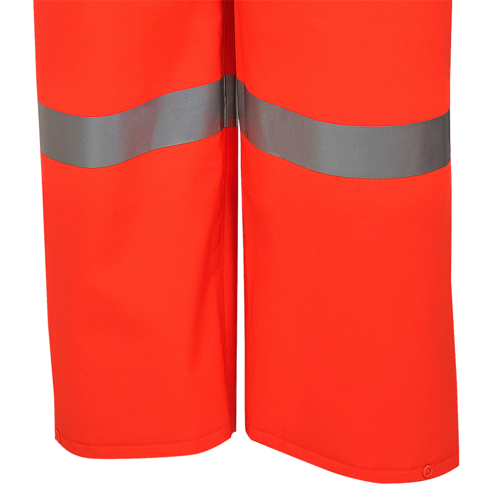 Pioneer 576P FR Poly/PVC Hi Vis Bib Pant | Orange | S-4XL Hi Vis Work Wear - Cleanflow