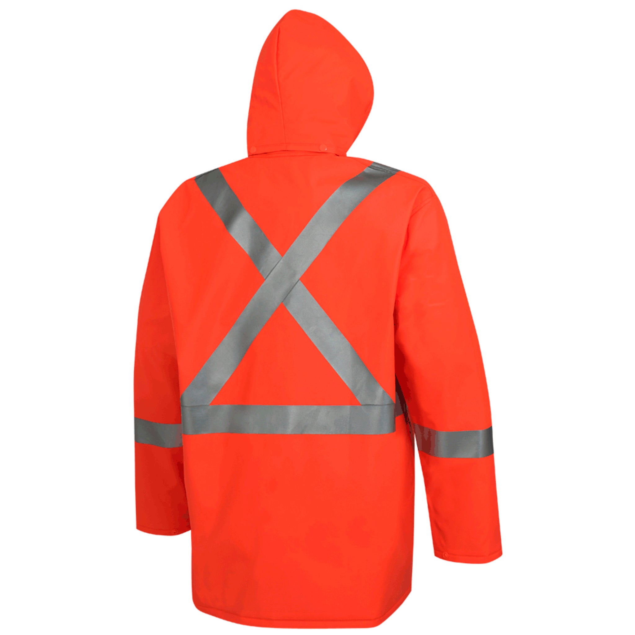 Pioneer 576J FR Poly/PVC Hi Vis Rain Suit | Orange | S-4XL Hi Vis Work Wear - Cleanflow