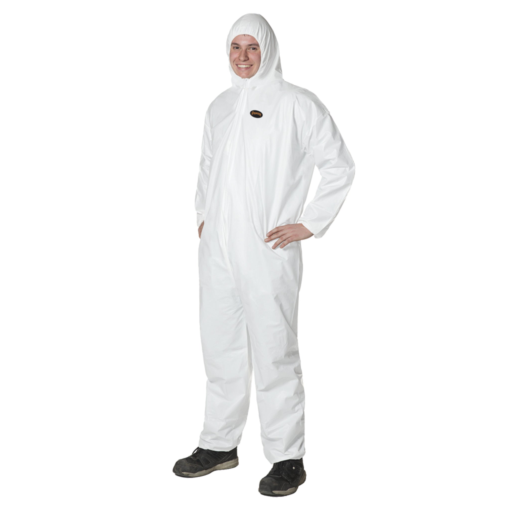 Pioneer Disposable Antistatic Microporous Coveralls | Sizes S-5XL | Individually Packed Work Wear - Cleanflow