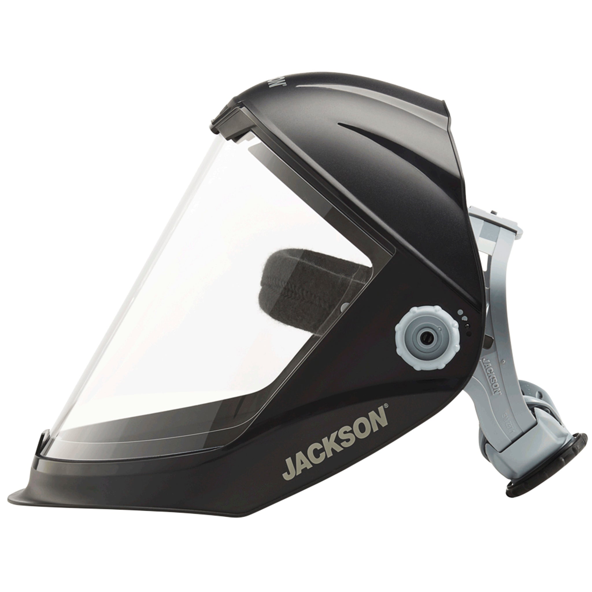 Jackson Maxview™ Series 370 Speed Dial™ Premium Ratcheting Adjustment Faceshield Kit - Clear Visor Personal Protective Equipment - Cleanflow