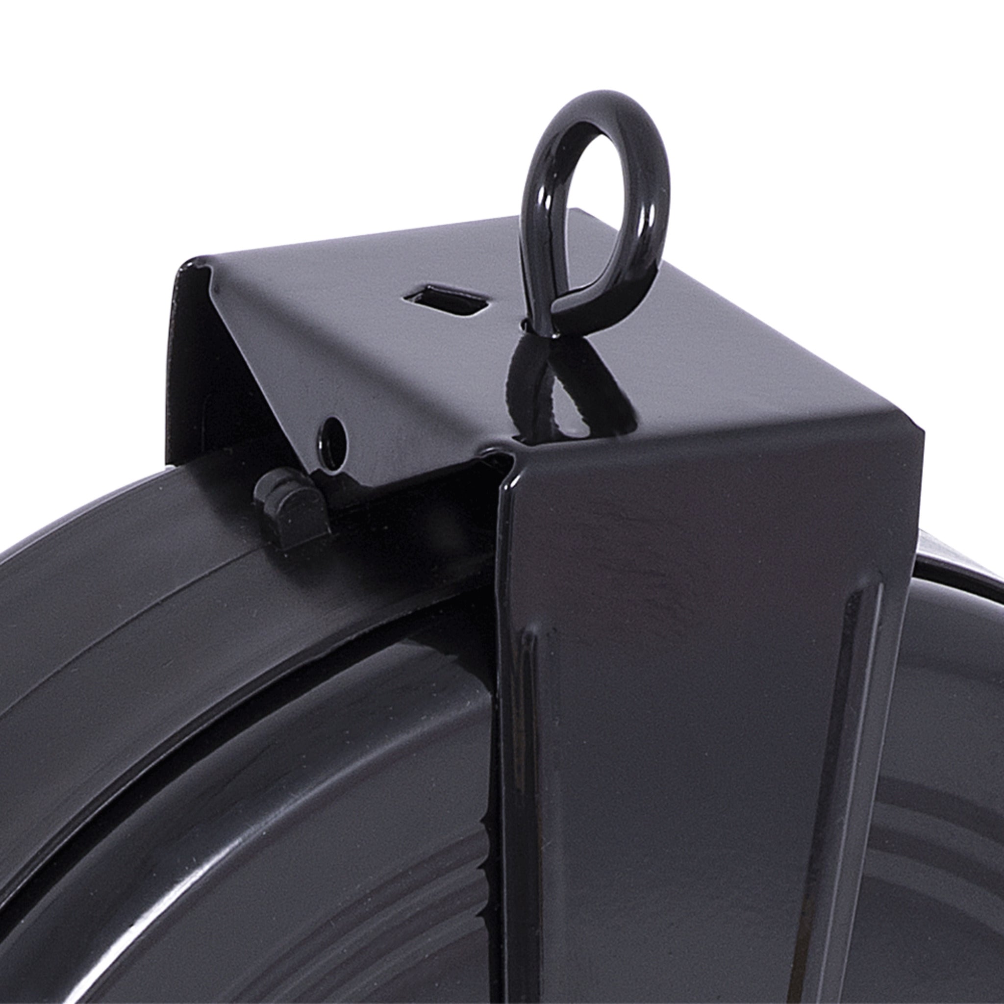 Extension Cord Reel – 14/3 SJTOW, 25ft Retractable Cord, Steel Reel with Epoxy Coating, Triple Tap, 13A Breaker, Cold-Flex to -30°C, C-UL-US Certified