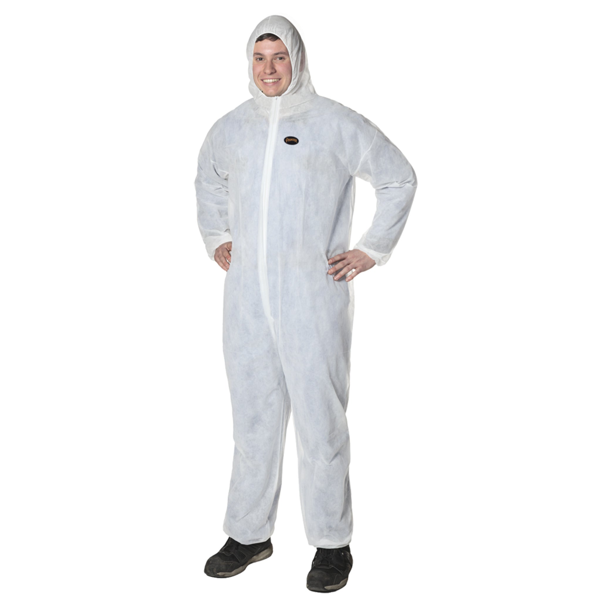 Pioneer Disposable Polypropylene Coveralls | Sizes S-5XL | Individually Packed Work Wear - Cleanflow