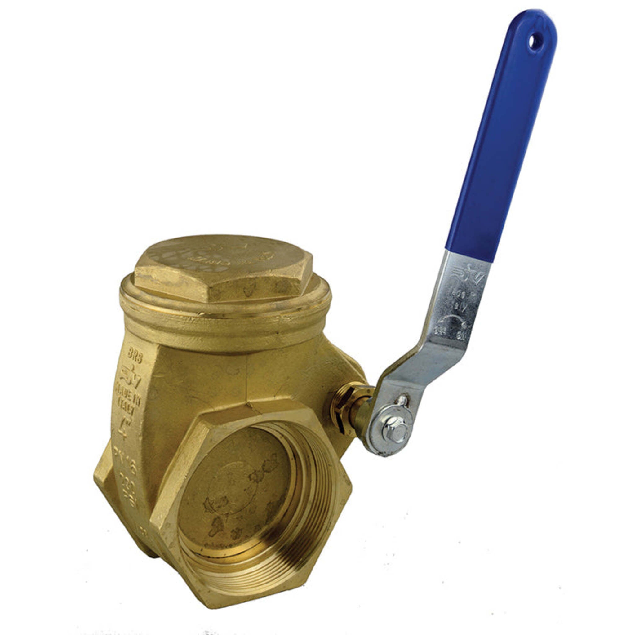 RIV Brass Lever Knife Gate Valve | 2" to 6" NPT Fittings and Valves - Cleanflow