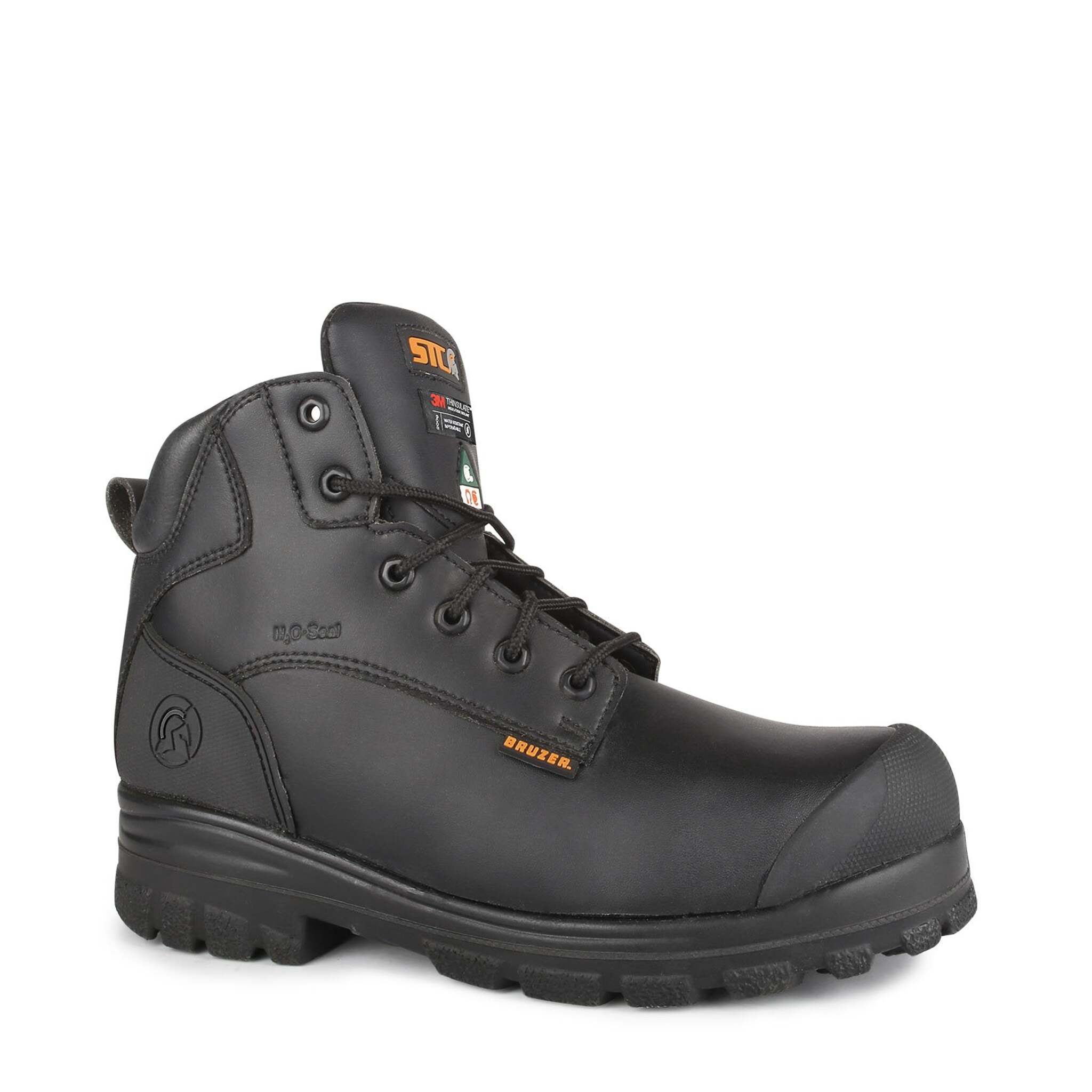 STC Trump 6" Chemtech Safety Boots | Black | Size 4 - 14 Work Boots - Cleanflow