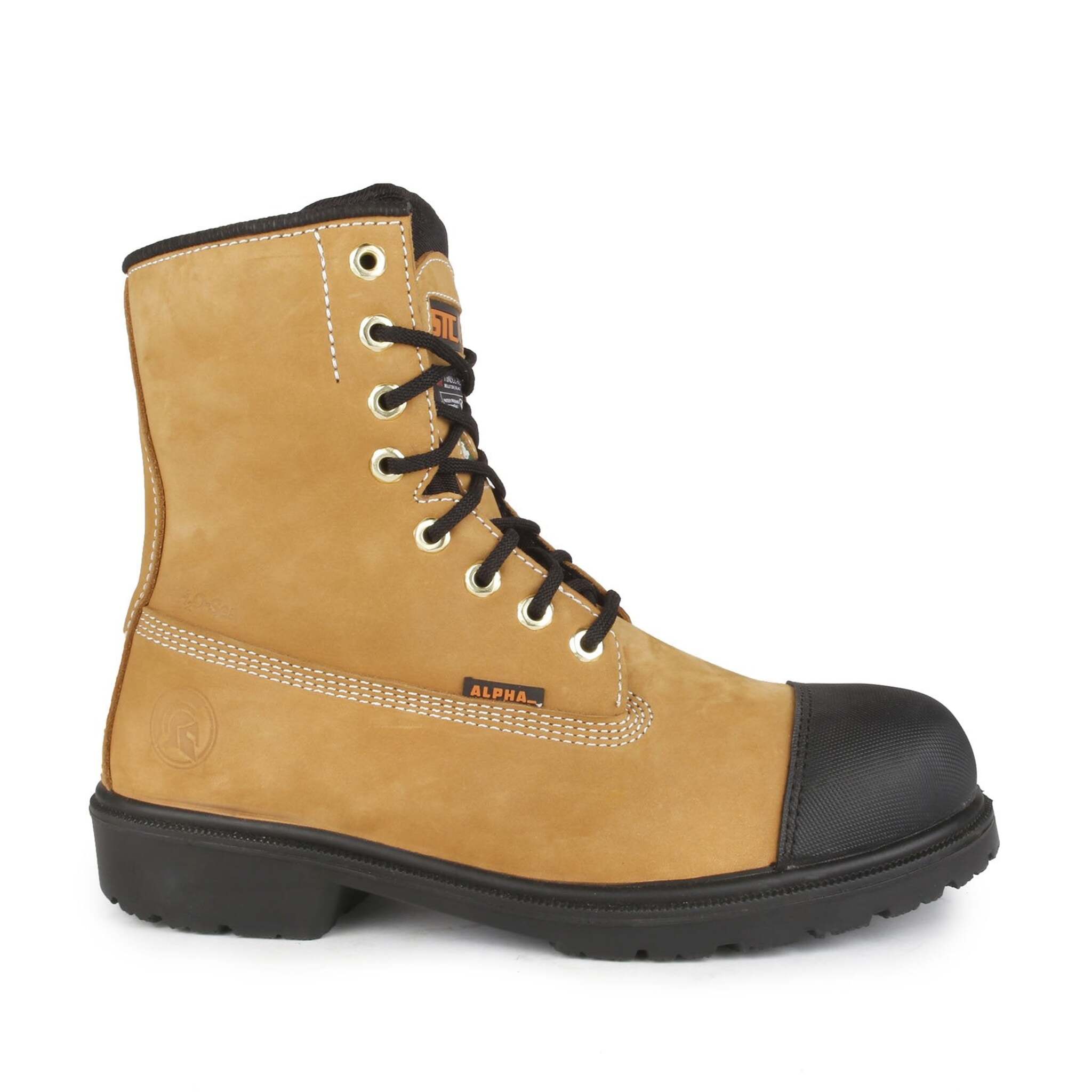 STC Hardcore 8" Norwegian Cut Safety Boots | Tan | Sizes 7 - 14 Work Boots - Cleanflow