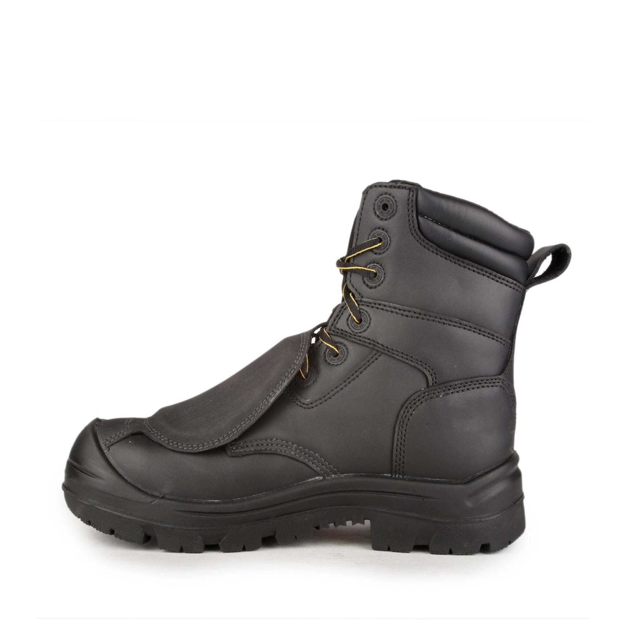 STC Alloy Composite Toe 8" External Metguard Men's Safety Work Boots | Black | Sizes 5 - 14 Work Boots - Cleanflow