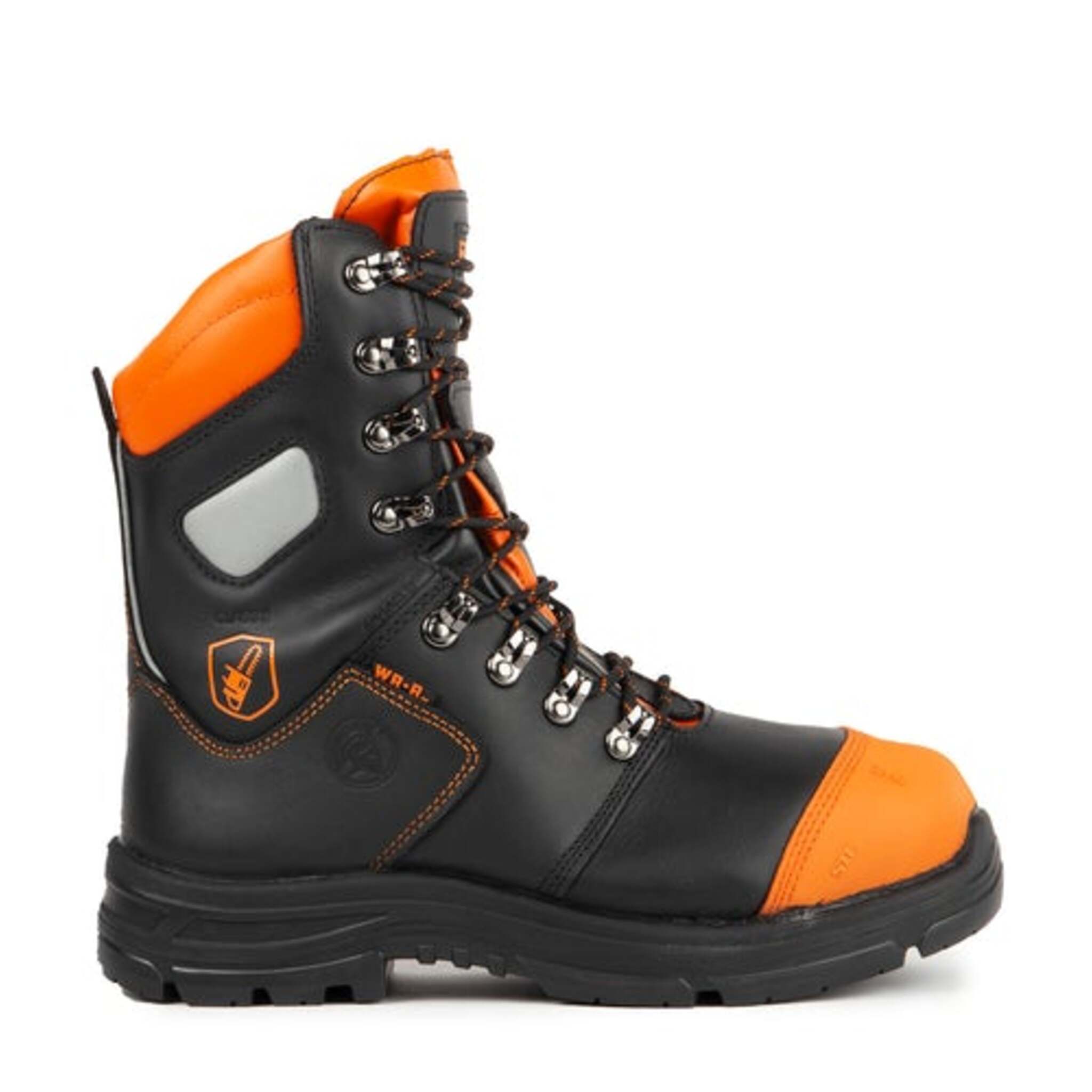 STC Men's Safety Work Boots Battler 8" | Waterproof Leather, CSA Chainsaw Protection, Composite Toe, Anti-Odor, Oil-Resistant Sole | Sizes 7-13