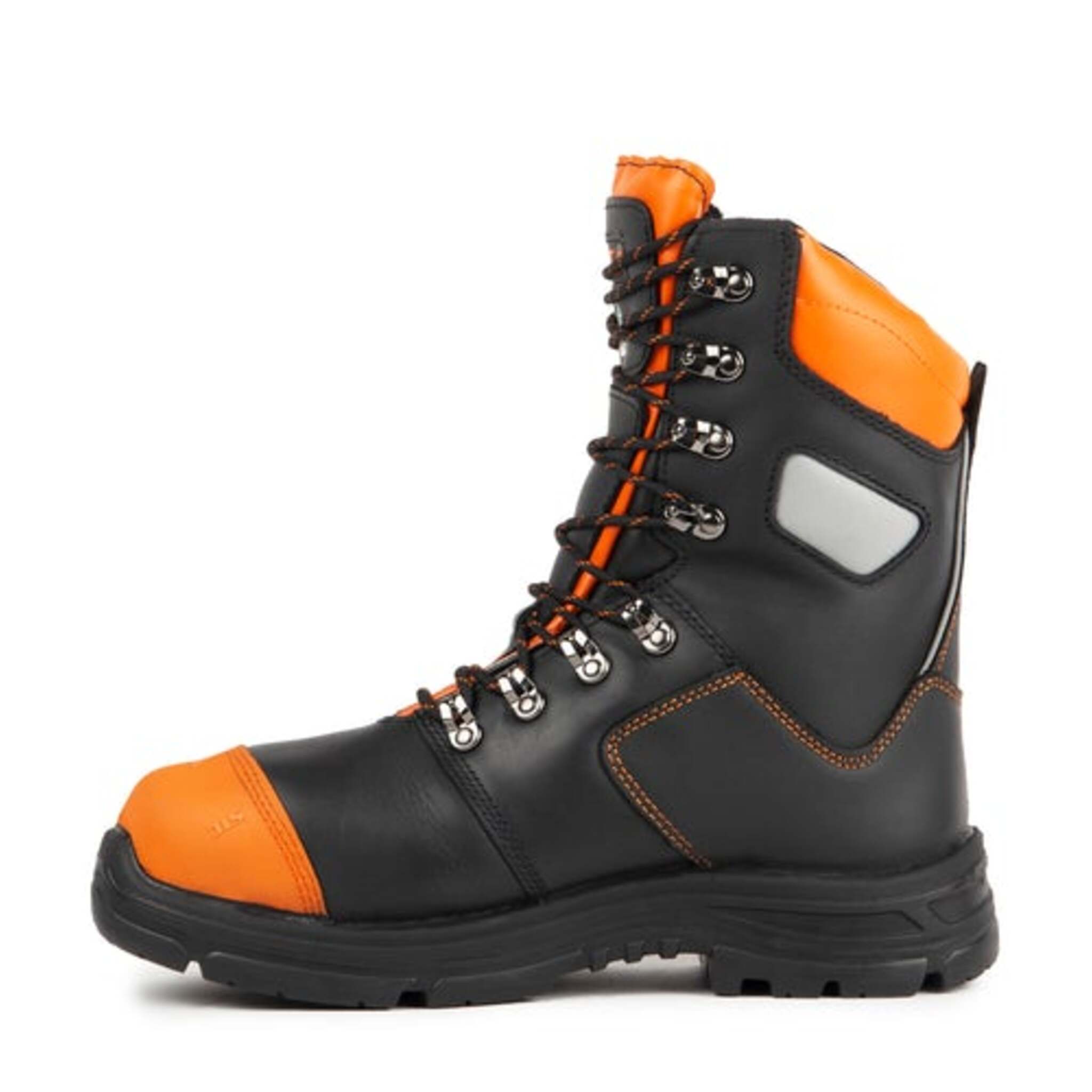 STC Men's Safety Work Boots Battler 8" | Waterproof Leather, CSA Chainsaw Protection, Composite Toe, Anti-Odor, Oil-Resistant Sole | Sizes 7-13