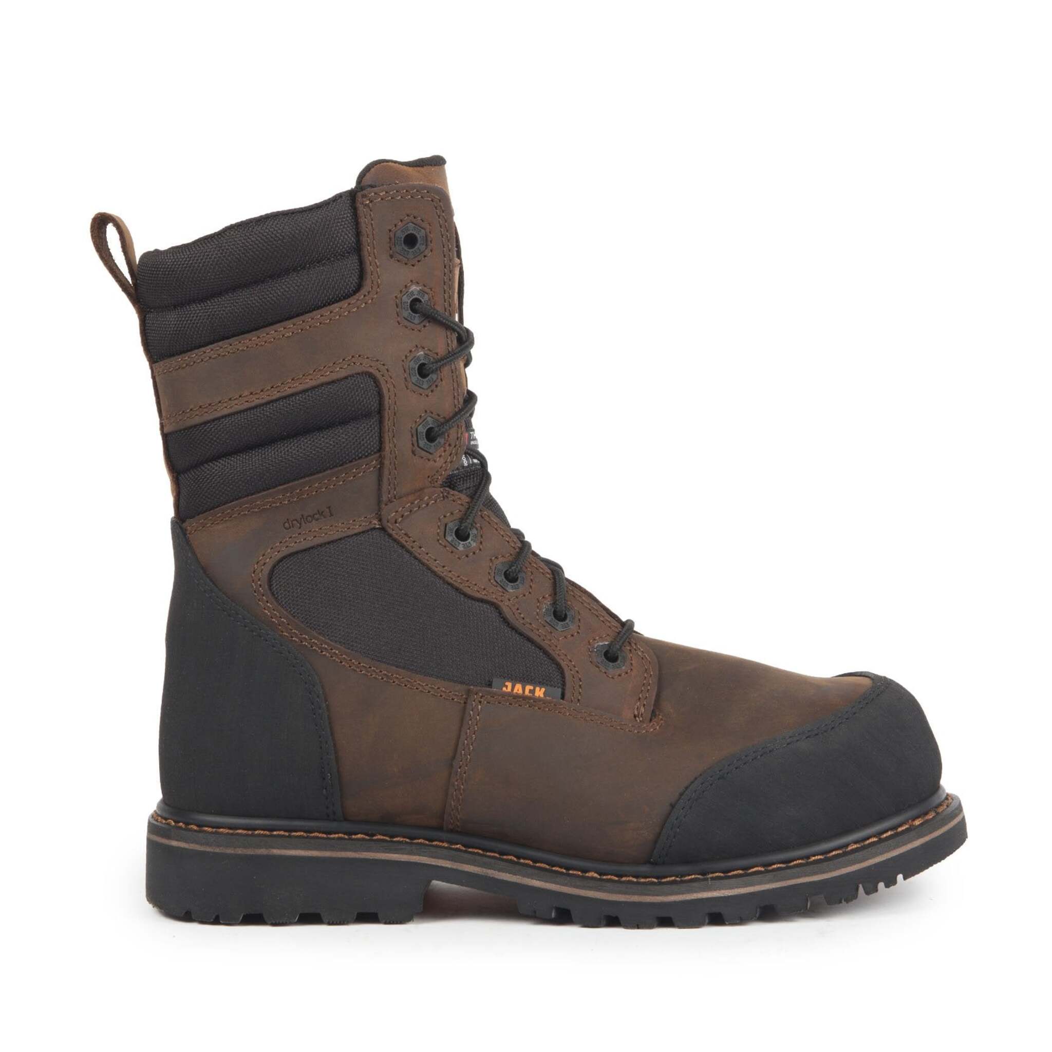 STC Whiskey Jack 8" Safety Work Boots | Brown | Size 7 to Size 15 Work Boots - Cleanflow