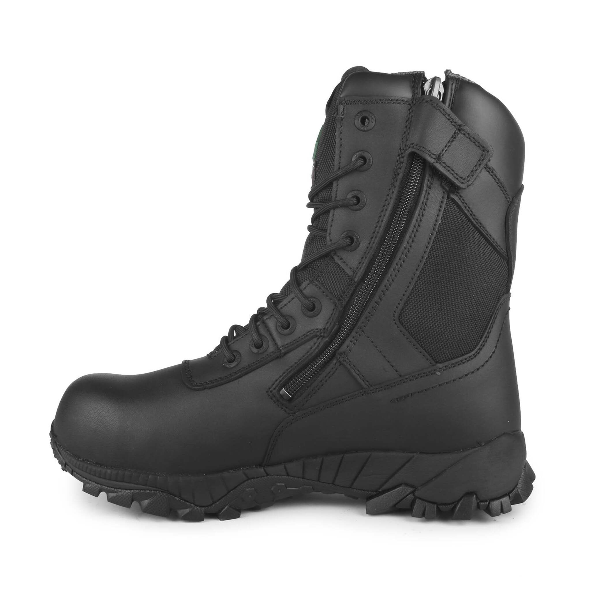 STC Tactik 8" Tactical Side-Zip Safety Boot | Black | Sizes 7 - 14 Work Boots - Cleanflow