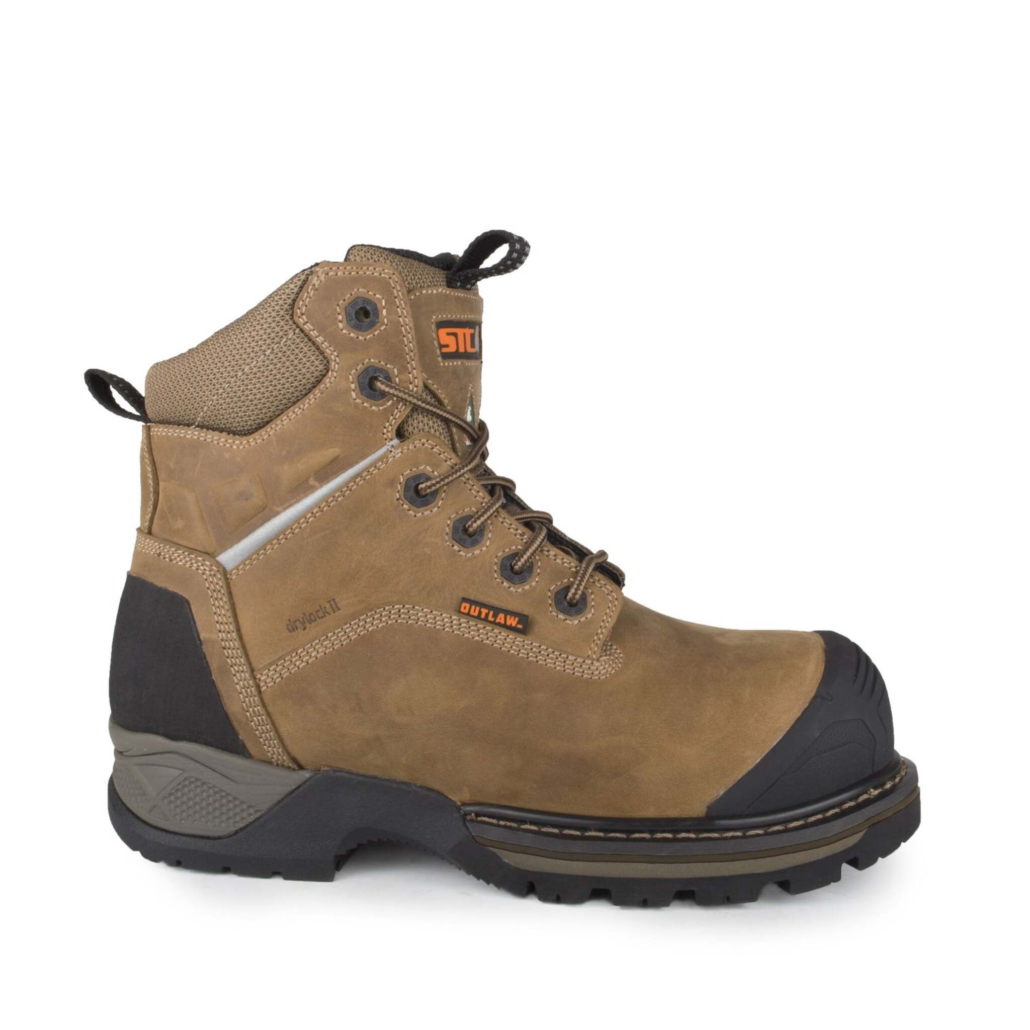 STC Outlaw 6" Metal Free Work Boot | Brown | Sizes 7 - 14 Work Boots - Cleanflow