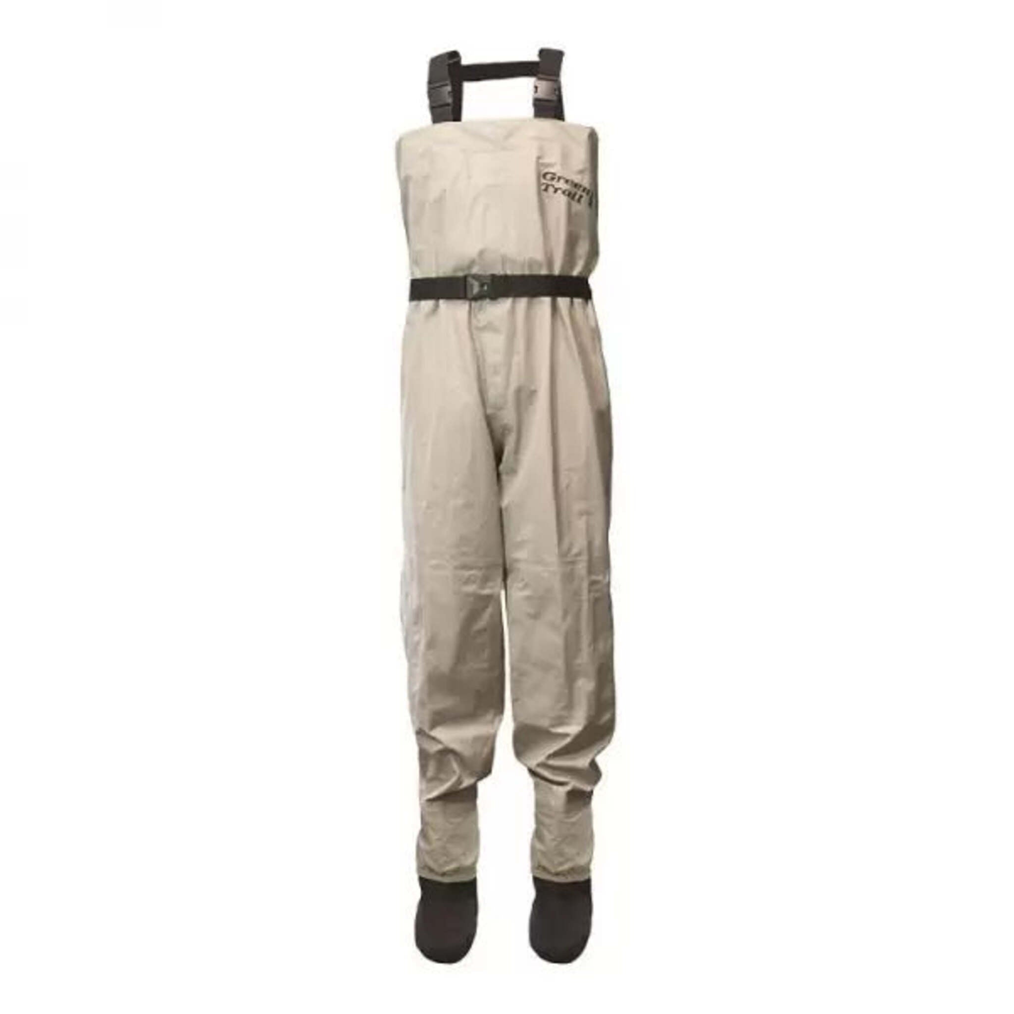 Green Trail Men's Chest Wader – Waterproof & Breathable Micro Denier Nylon, 4mm Neoprene Feet, Adjustable Waist, Durable Construction | Sizes S-3XL