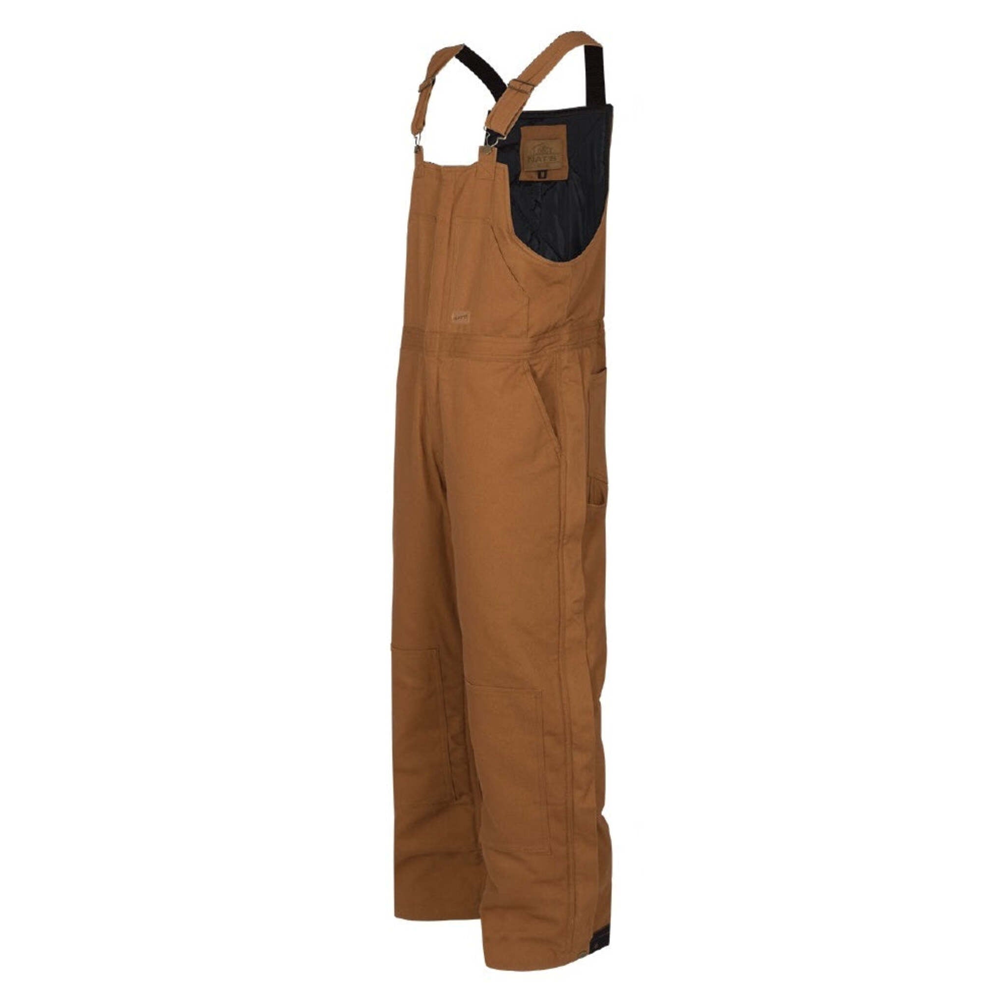 Nats Men's Winter Bib Work Overalls WK945 | 12 oz Cotton Canvas, Insulated, Water and Stain Repellent, Adjustable Fit, Durable | Sizes S-4XL