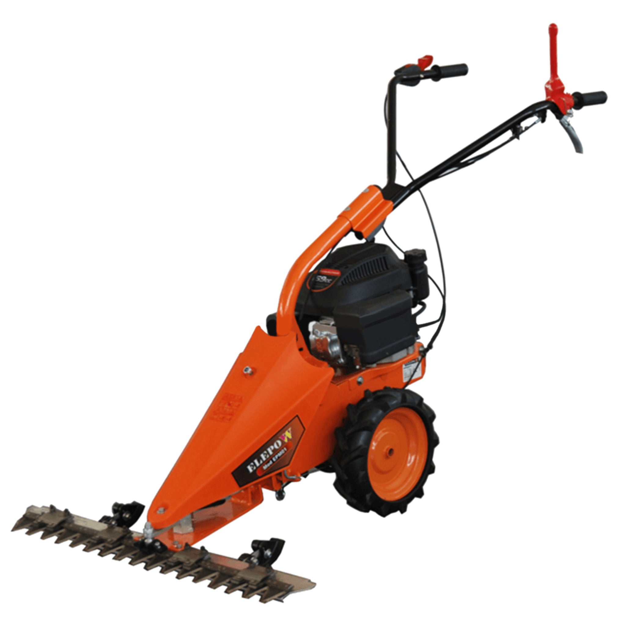 REX Walk-Behind Sickle Mower, 5.0 HP Loncin Engine, 34" Cutting Width, Efficient Brush Control, High Safety, Reduces Flying Debris, 159cc