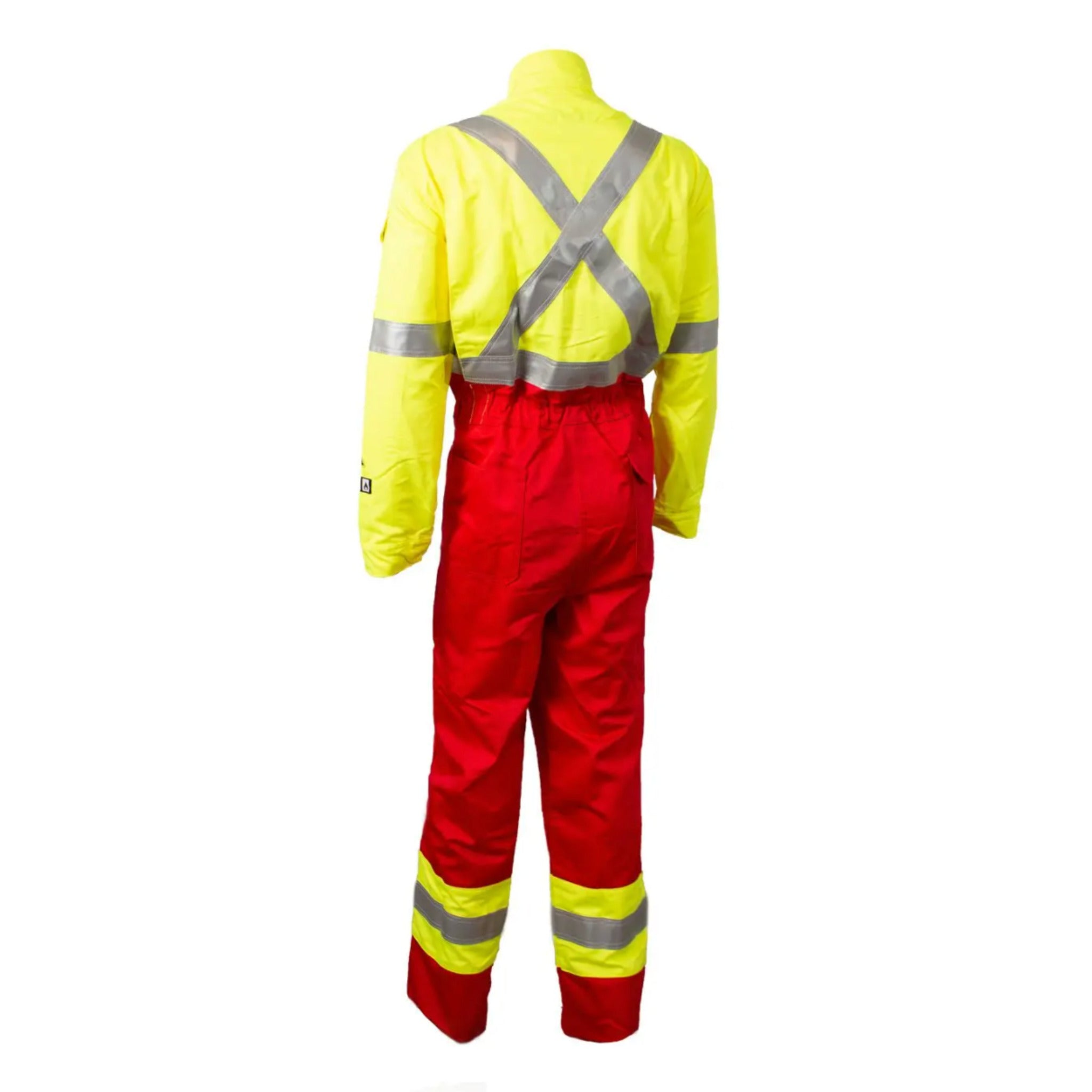 Wenaas Offshore Daletec FR Coverall | Red/Yellow | Sizes S - 4XL Flame Resistant Work Wear - Cleanflow