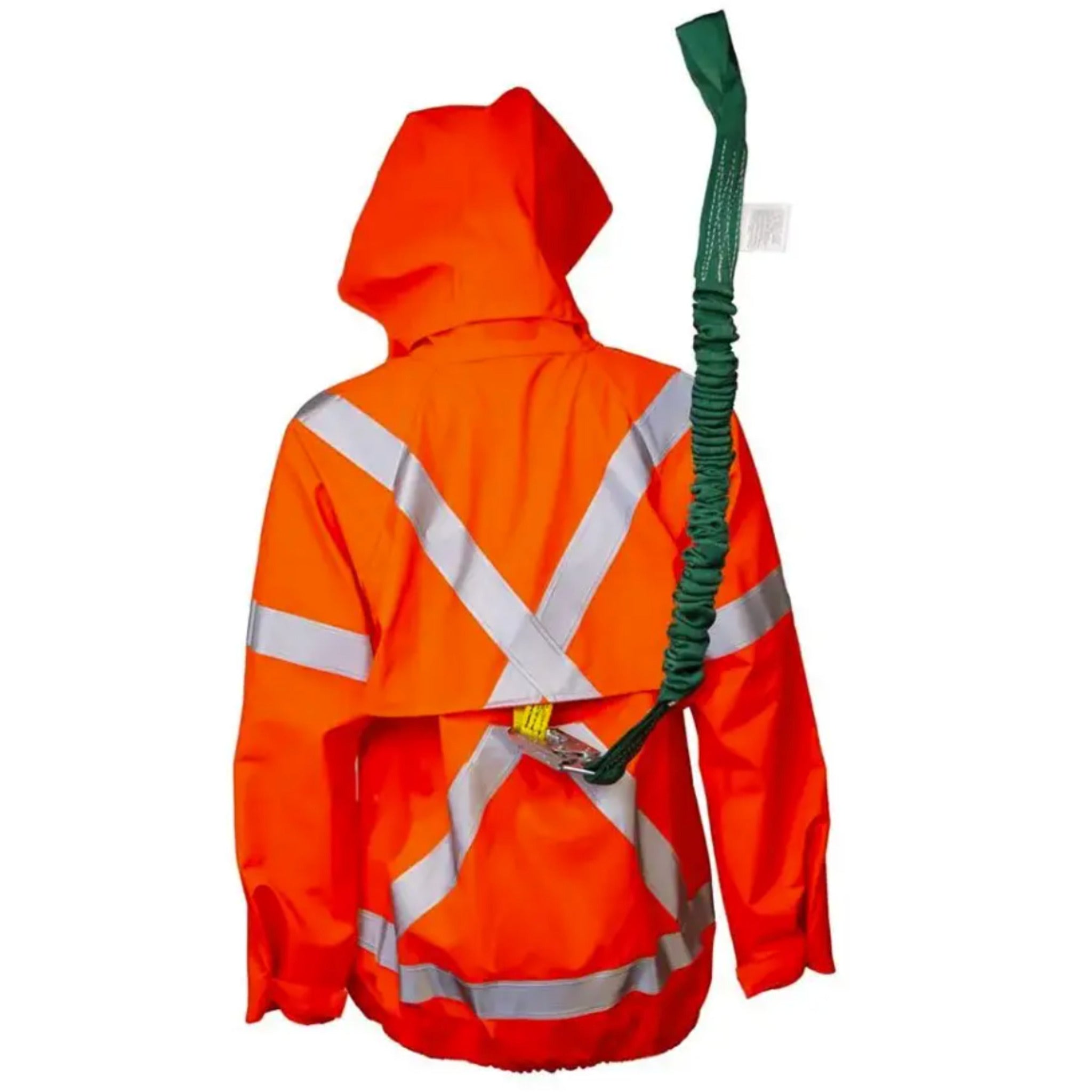 Lyngsoe Rainwear Fire Resistant Fall Arrest Rain Jacket | Orange | Sizes S - 4XL Flame Resistant Work Wear - Cleanflow