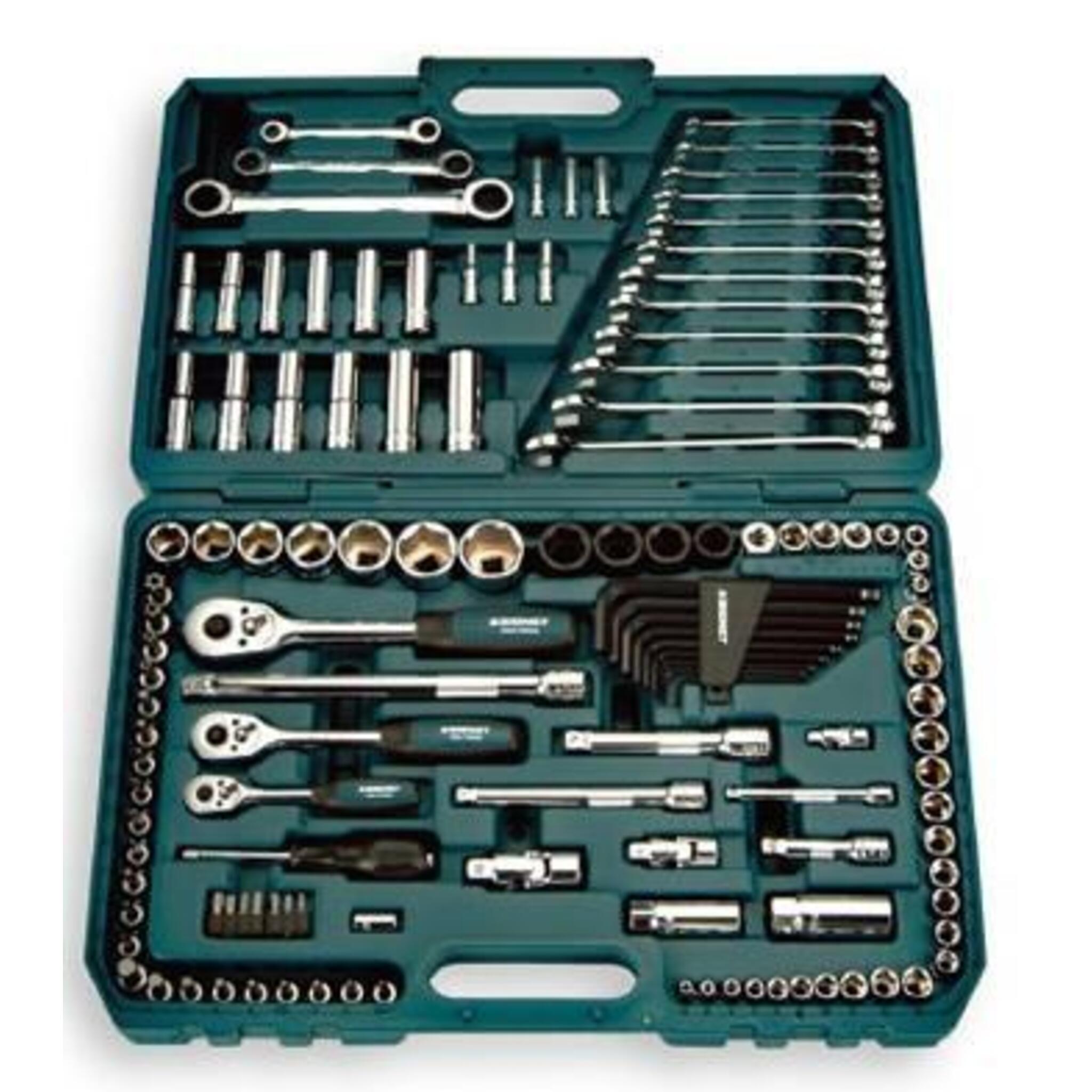 Signet 13741 Industrial 127 Piece All Drive Metric Tool Set Mechanic Tools - Cleanflow