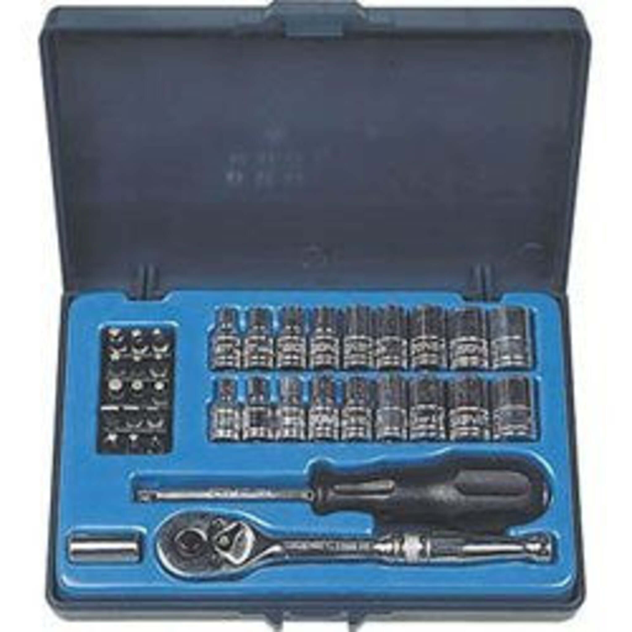 Signet 1/4" Drive 36 Piece SAE/Metric Socket Set Mechanic Tools - Cleanflow