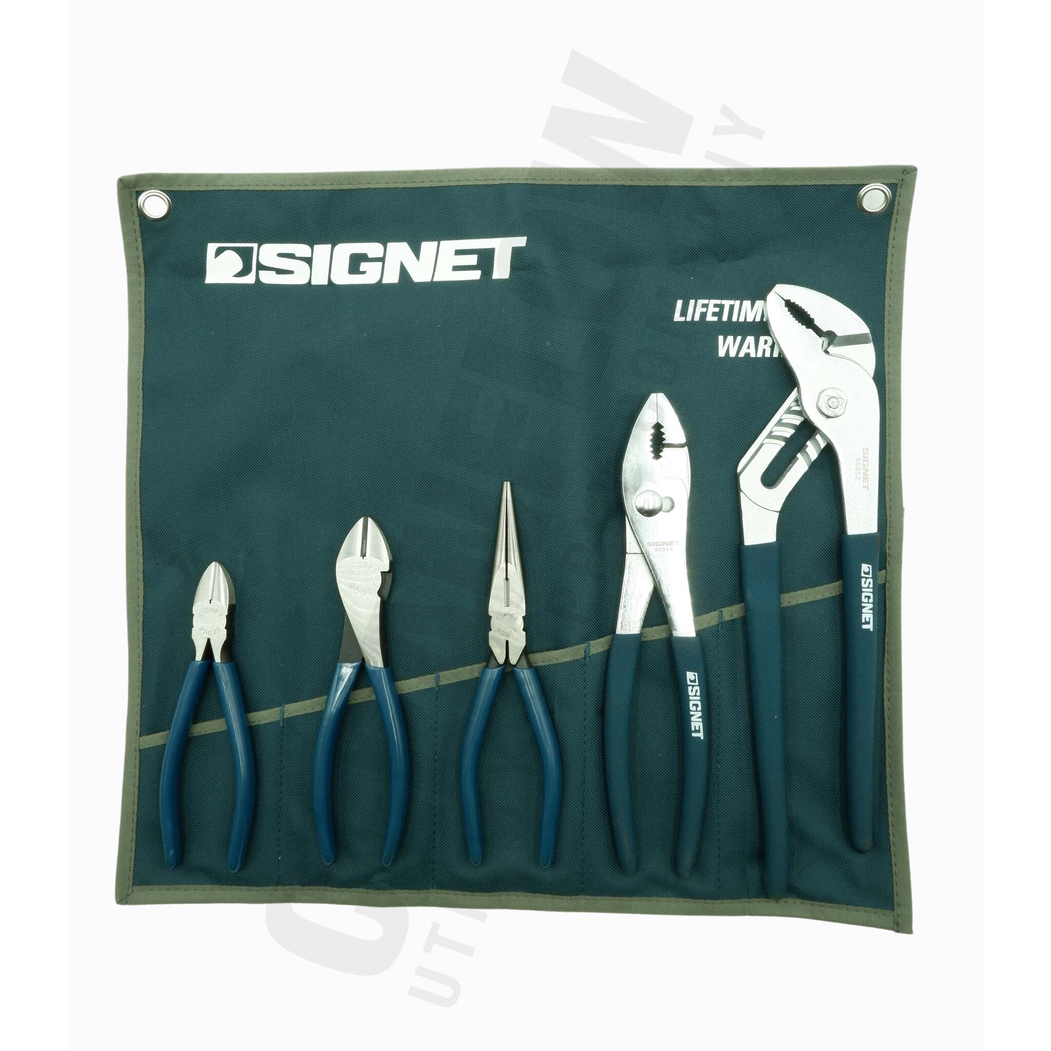 Signet Industrial 5-Piece Plier Set for Precision & Durability, Ergonomic Design, Versatile Applications, High-Quality Construction