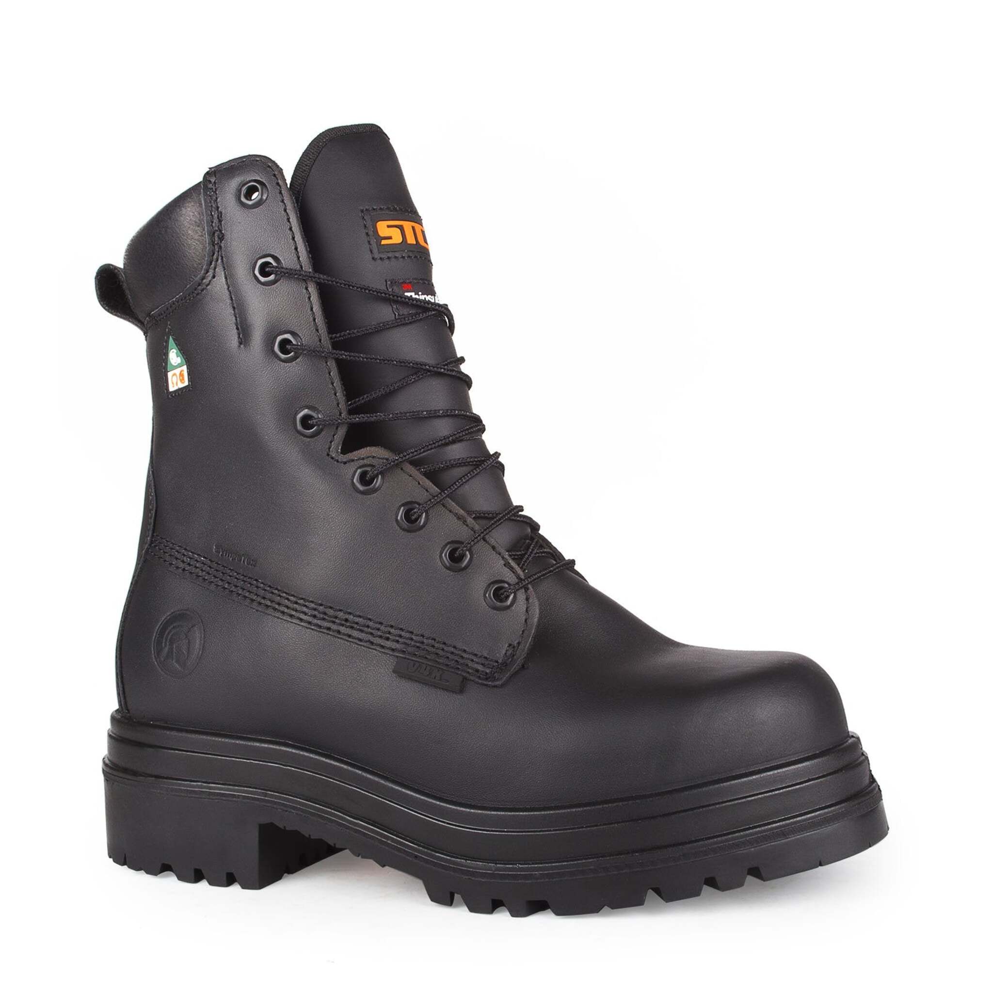 STC Alertz 8" Safety Boots w/ Zip Kit | Black | Sizes 6 - 14 Work Boots - Cleanflow