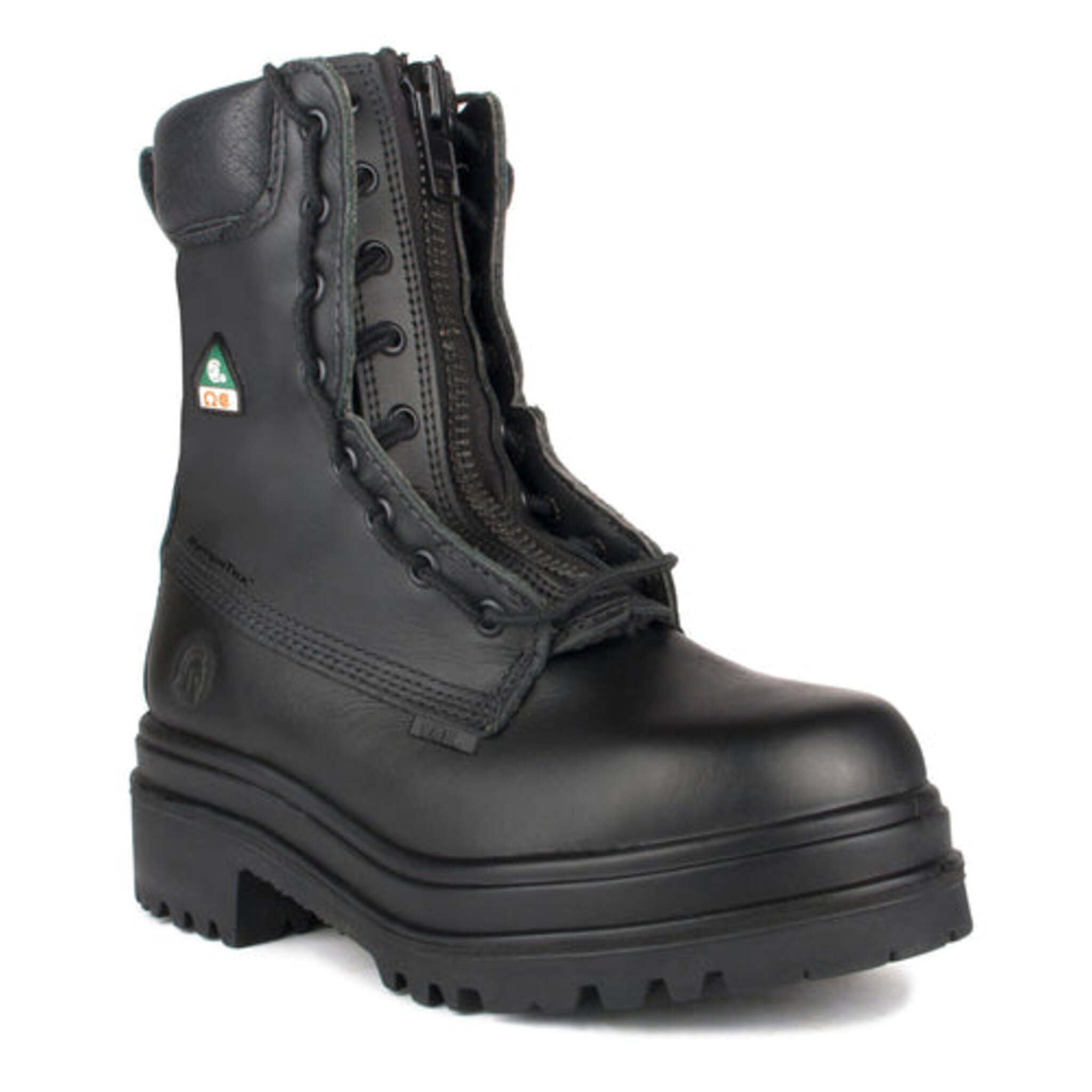 STC Men's Alertz 8" Safety Work Boots | Waterproof Leather, Removable Zip Kit, Steel Toe, Thinsulate, Anti-Odor, Vibram Outsole | Sizes 7-13