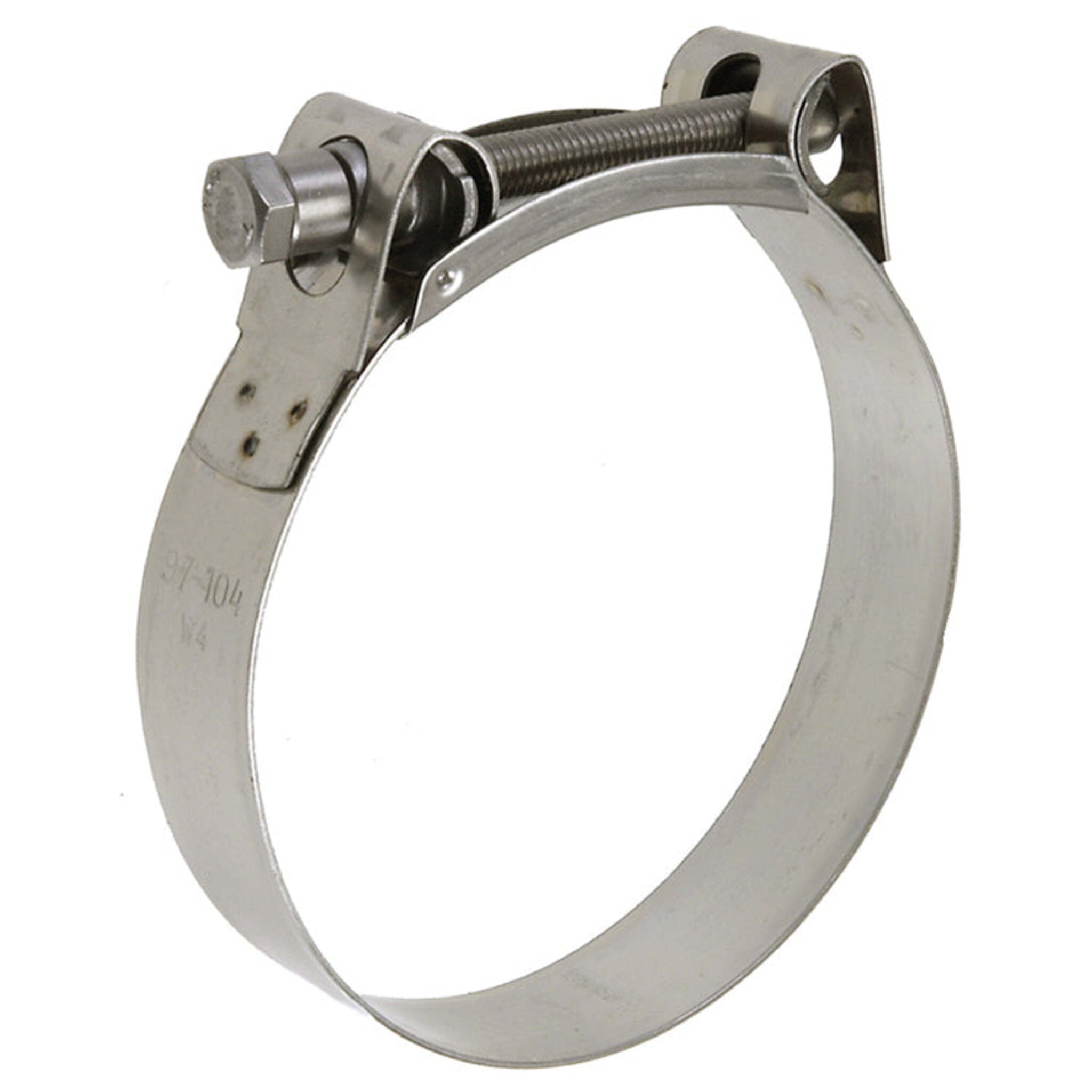 Type 304 Stainless Steel Hose Clamps | Bolt Clamp Style | Sizes from 0.67" to 5.12" Hose and Fittings - Cleanflow