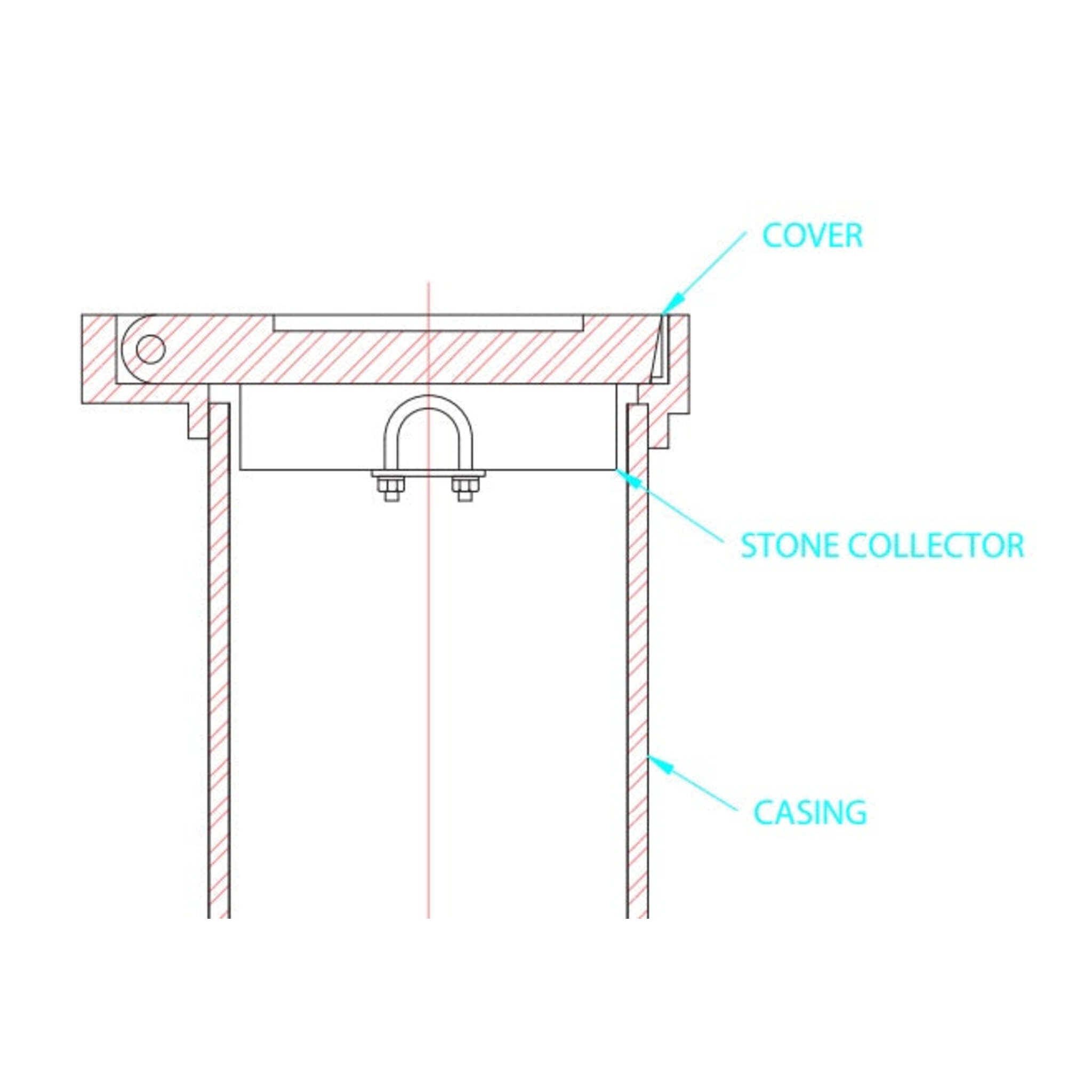 Country Style Valve Box Stone Collector Waterworks Products - Cleanflow