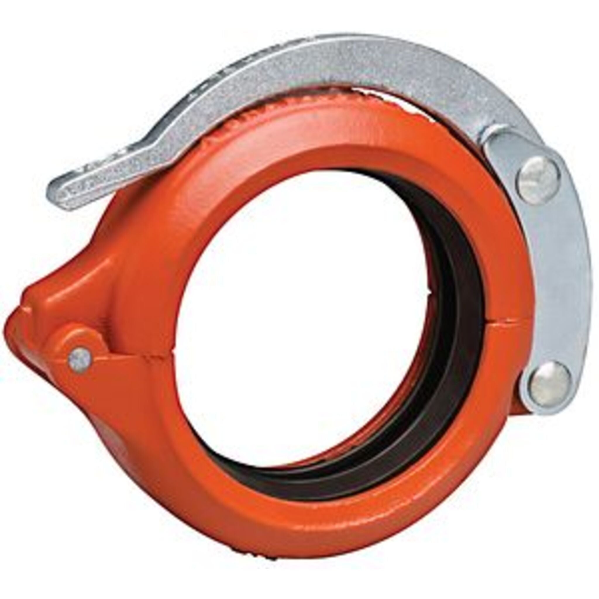 Victaulic #78 Snap-Joint Coupling for Quick Pipe Connections, Lever Handle, Hinged Housing, Ductile Iron, Corrosion Resistant, 1-1/2" to 8" Size Range