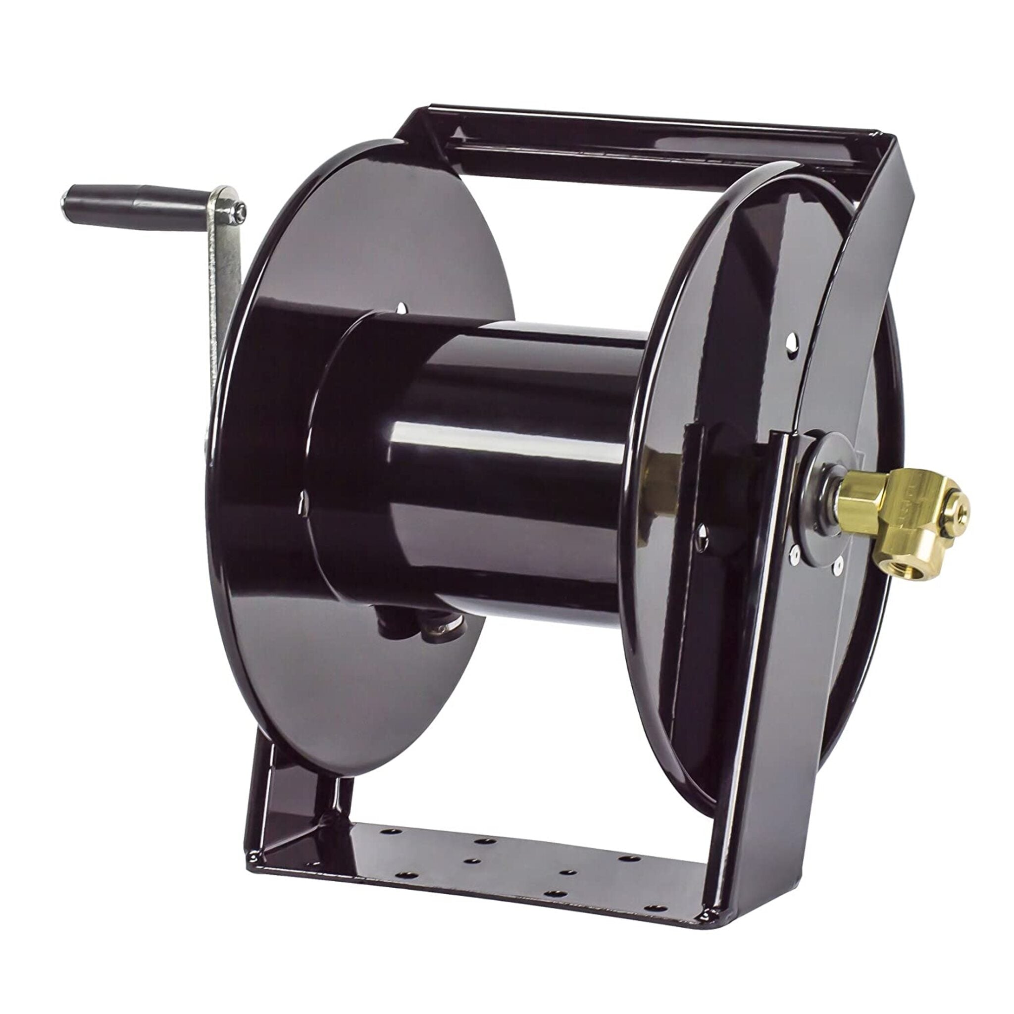 Medium Duty Hand-Crank Swivel Mount Hose Reels