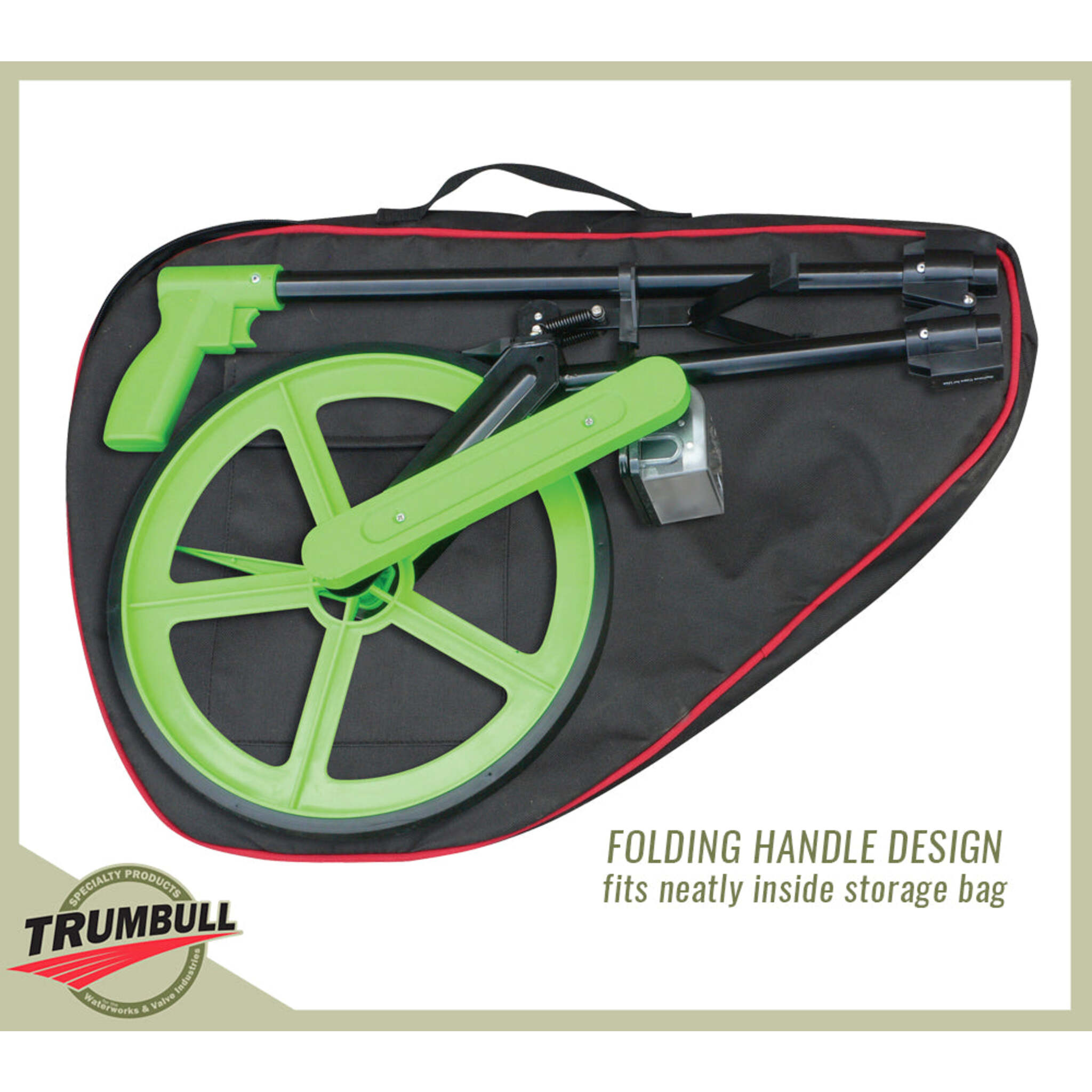 Trumbull Heavy Duty Distance Measuring Wheel w/ Case Hand Tools - Cleanflow