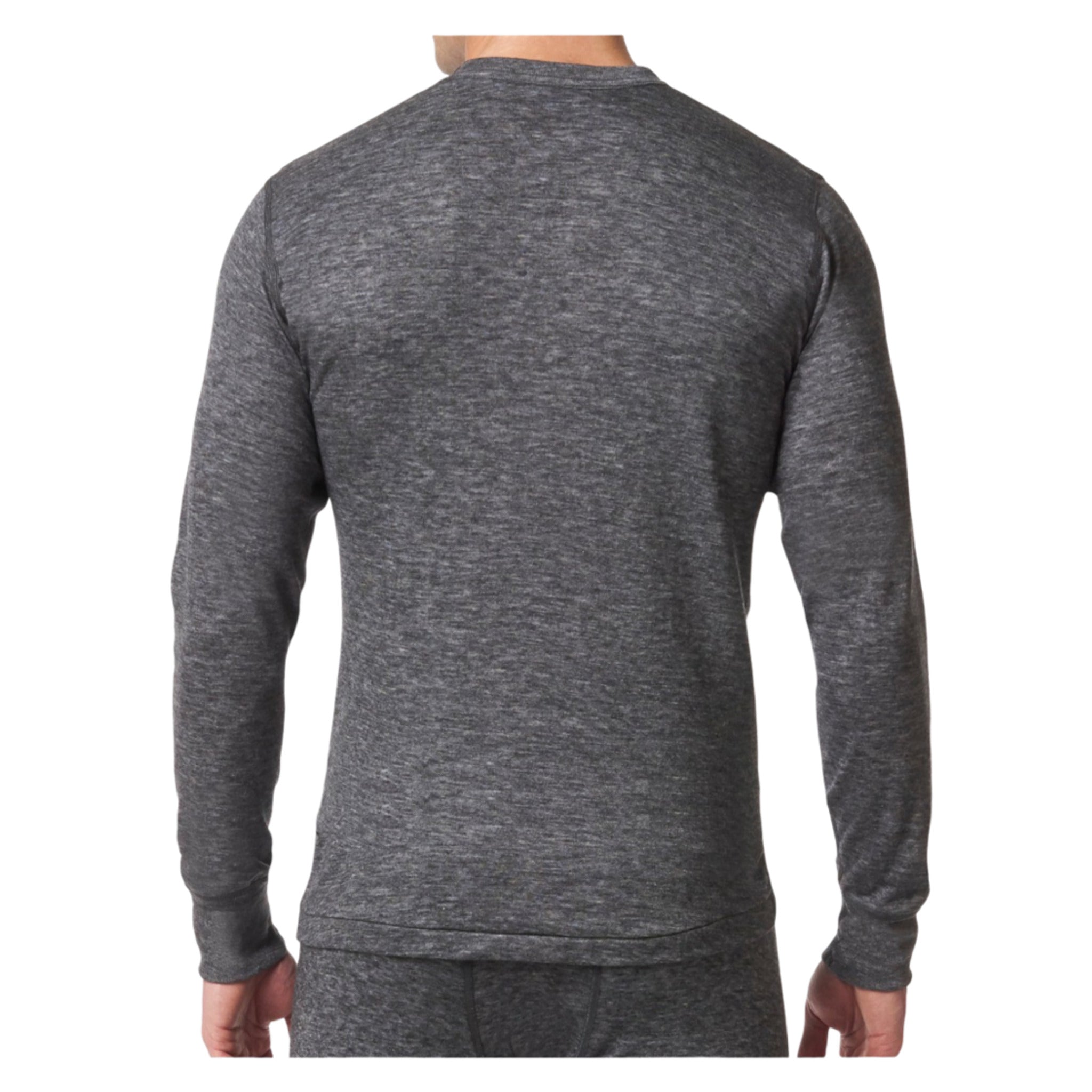 Stanfield's 8813 Two-Layer Wool Blend Long Sleeve Shirt | Charcoal | Sizes S - 3XL | Pack of 2 Pairs Work Wear - Cleanflow