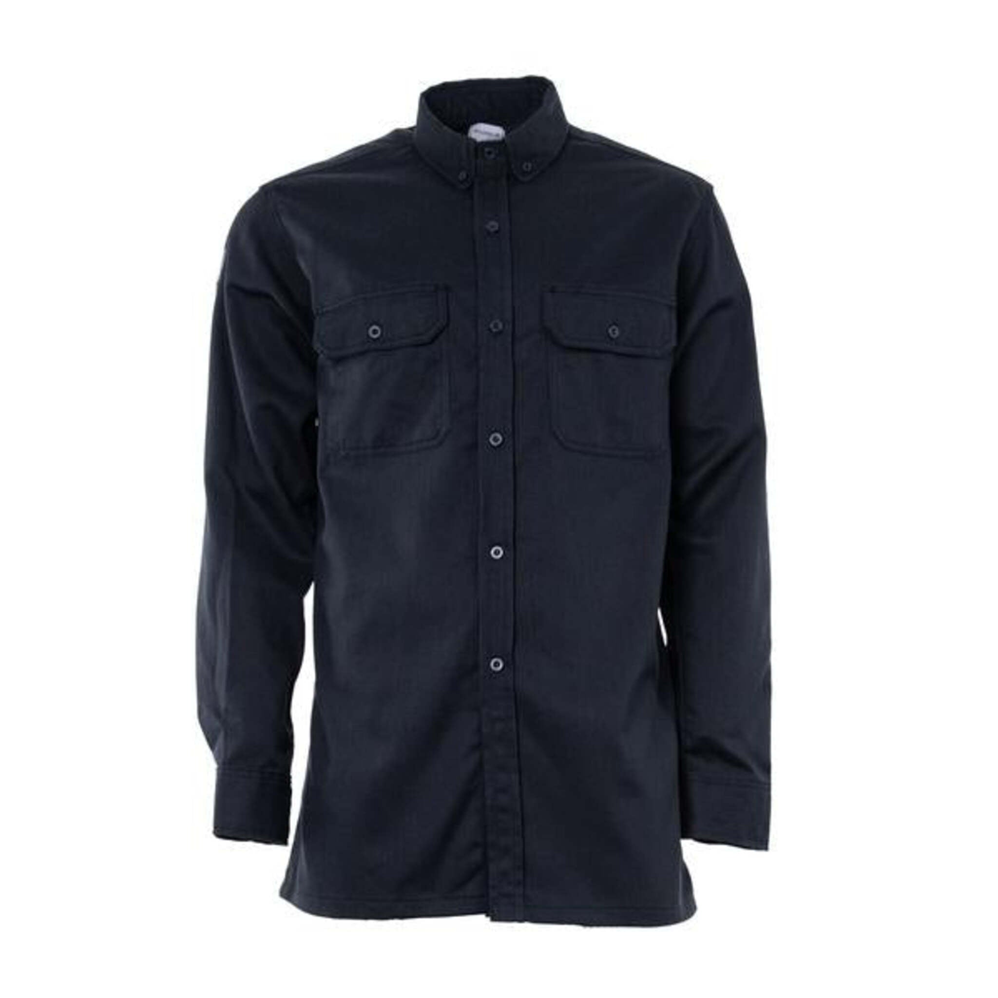 STC Long Sleeve Arc Rated Uniform Shirt | Navy | Sizes Small to 5XL Flame Resistant Work Wear - Cleanflow