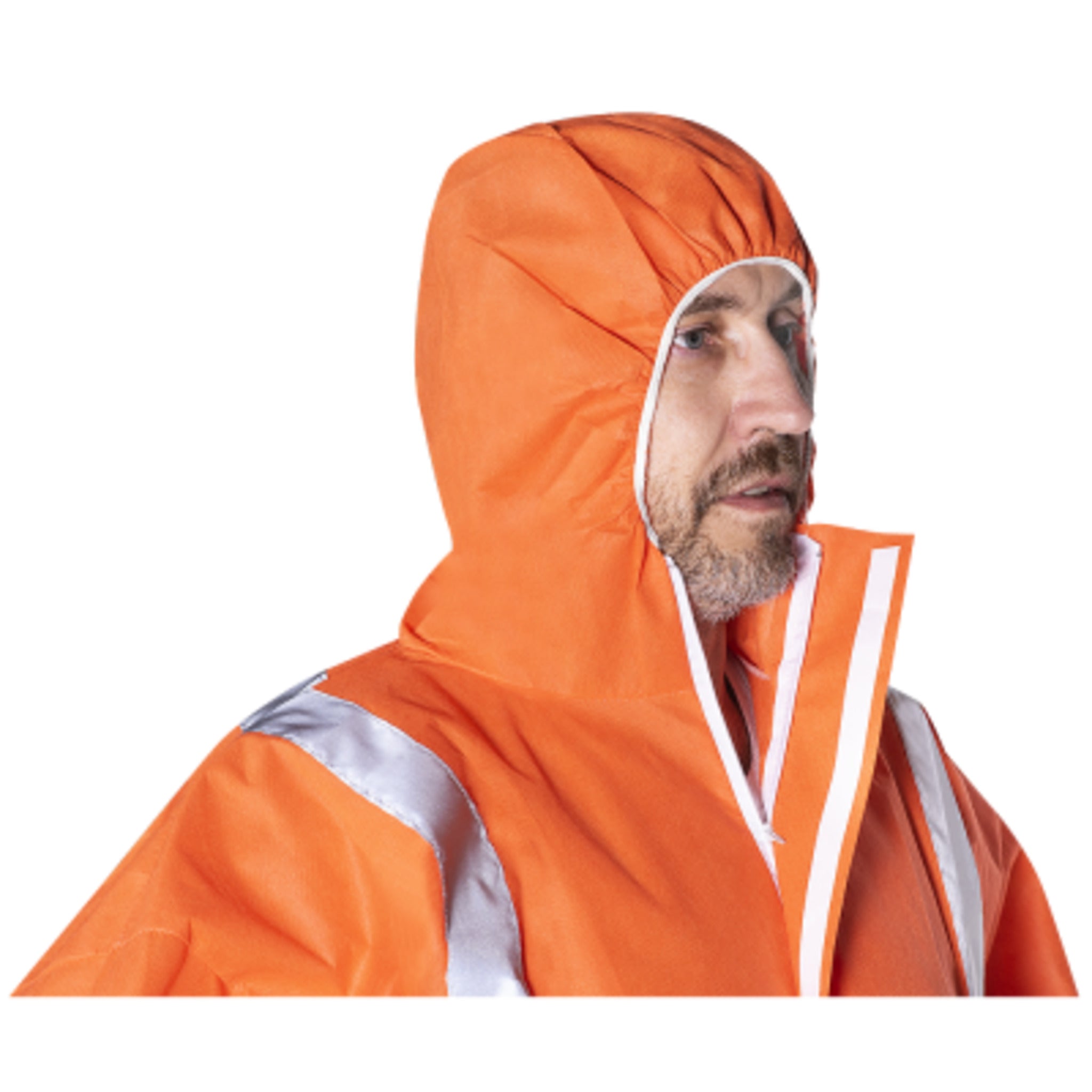 Pioneer Hi-Vis SMS Disposable Coveralls, 12 Pack Work Wear - Cleanflow