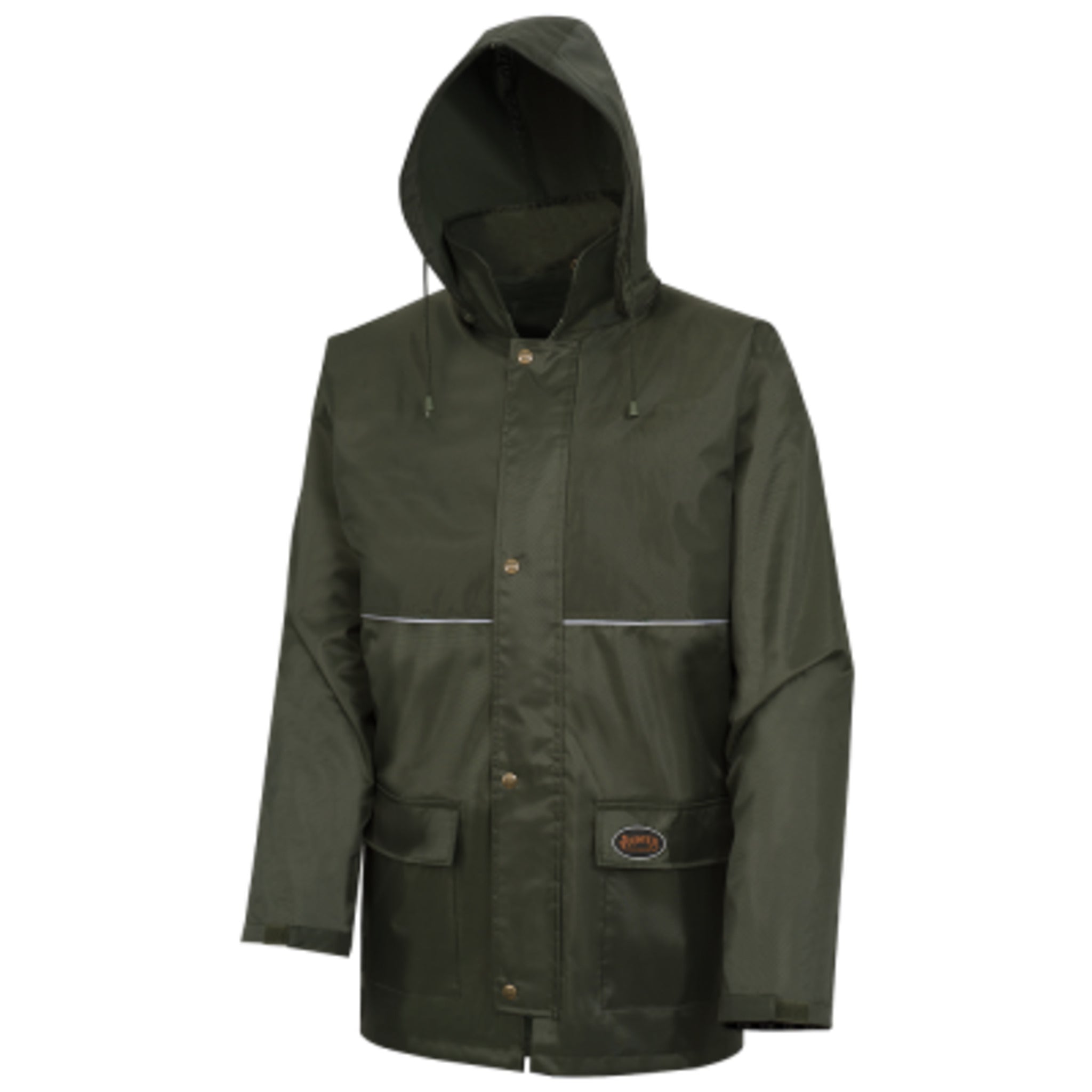 Pioneer Waterproof 420D Nailhead Ripstop Tree Planter Hooded Jacket | Green | S - 5XL Work Wear - Cleanflow