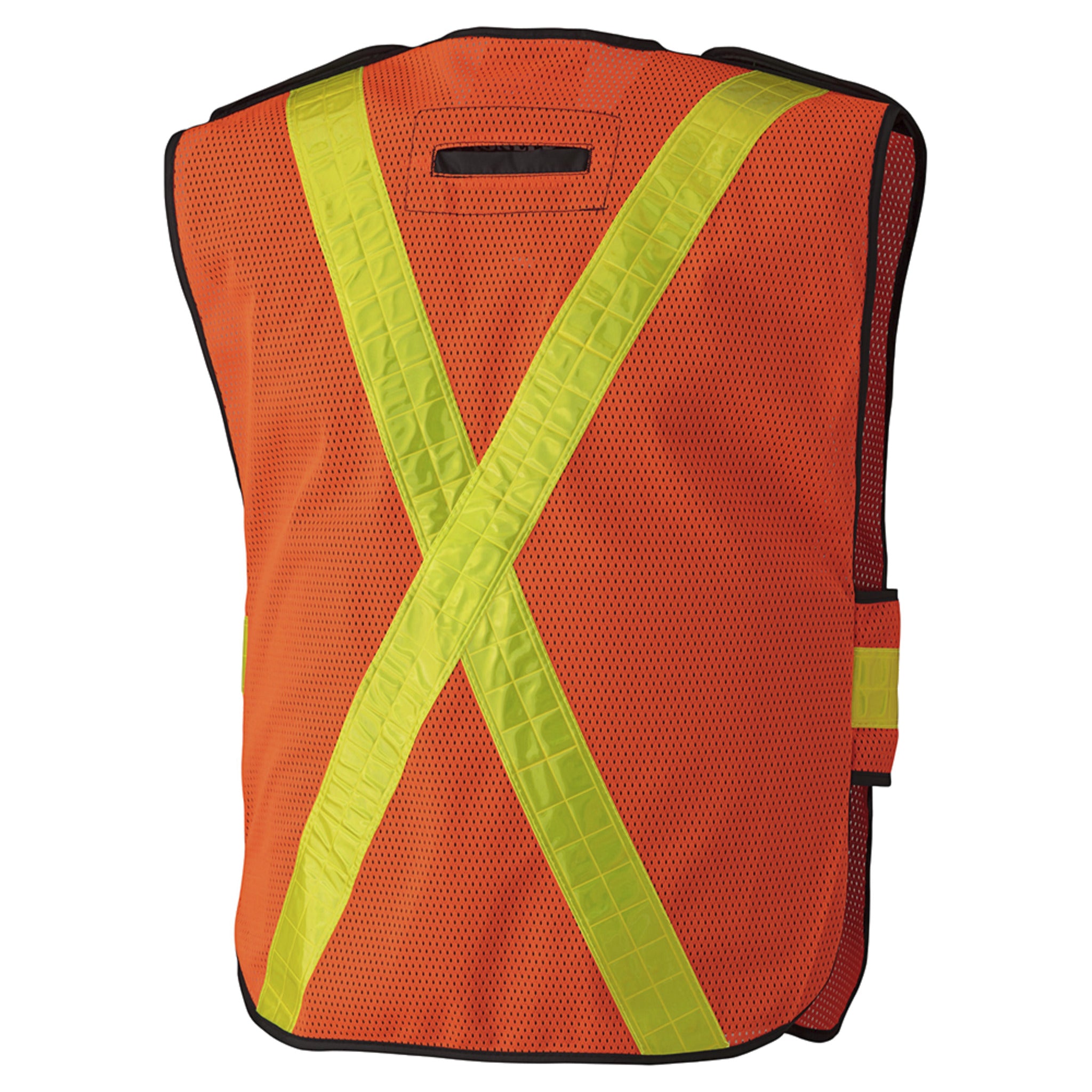 Pioneer Hi Viz All-Purpose Safety Tear-Away Vest - Poly Mesh Pockets | Orange | One Size Hi Vis Work Wear - Cleanflow