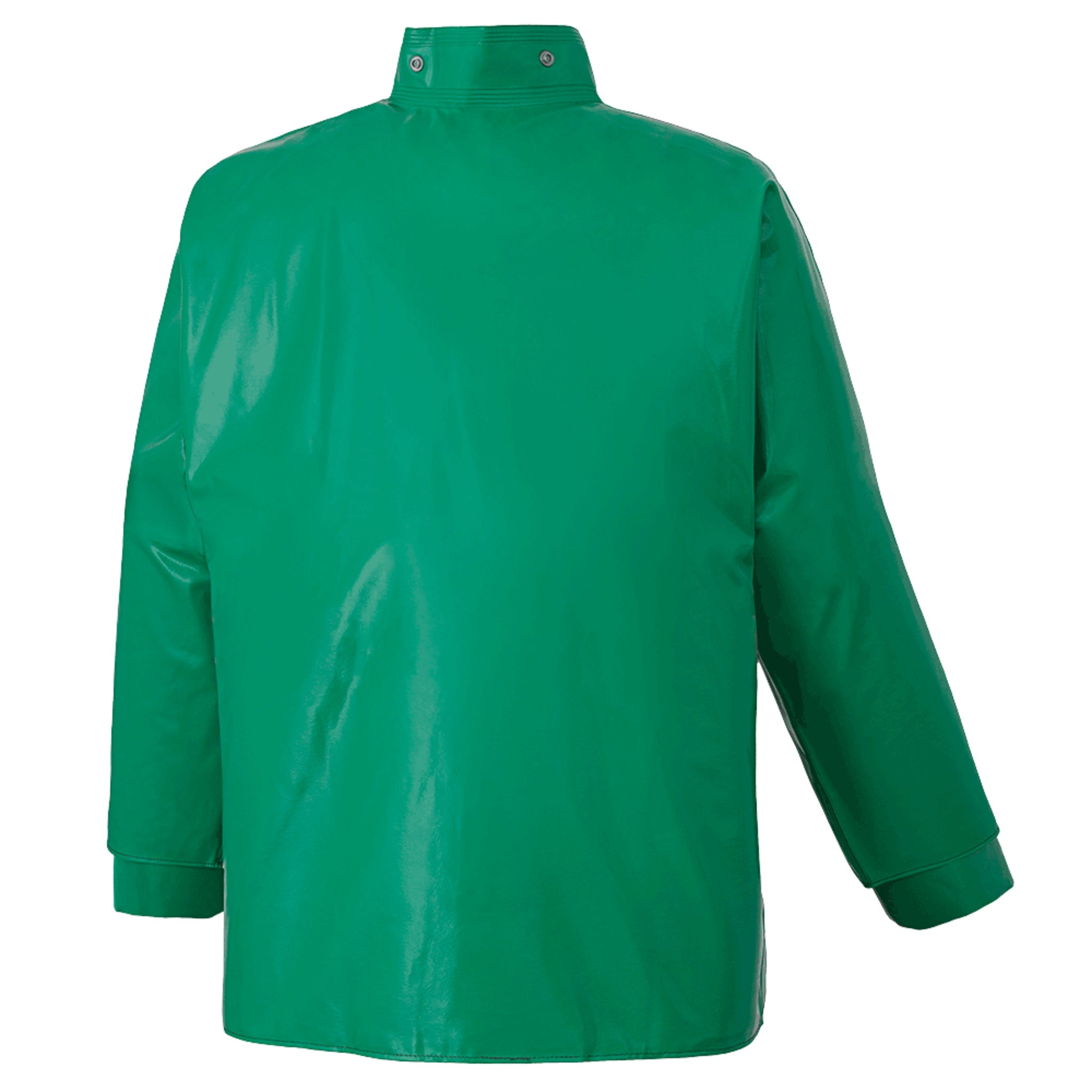 Ranpro CA-43® FR Chemical/Acid Resistant Jacket - PVC/Poly | Green | Sizes Small - 4XL Flame Resistant Work Wear - Cleanflow