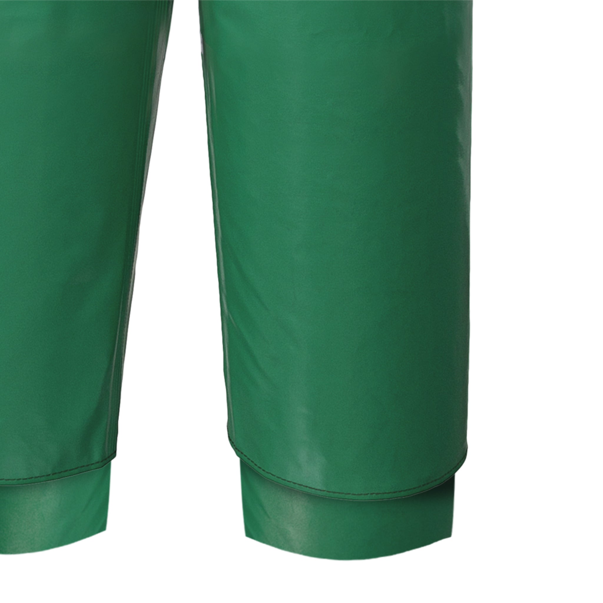 Ranpro CA-43® FR Chemical/Acid Resistant Bib Pants - PVC/Poly | Green | Sizes Small - 4XL Flame Resistant Work Wear - Cleanflow