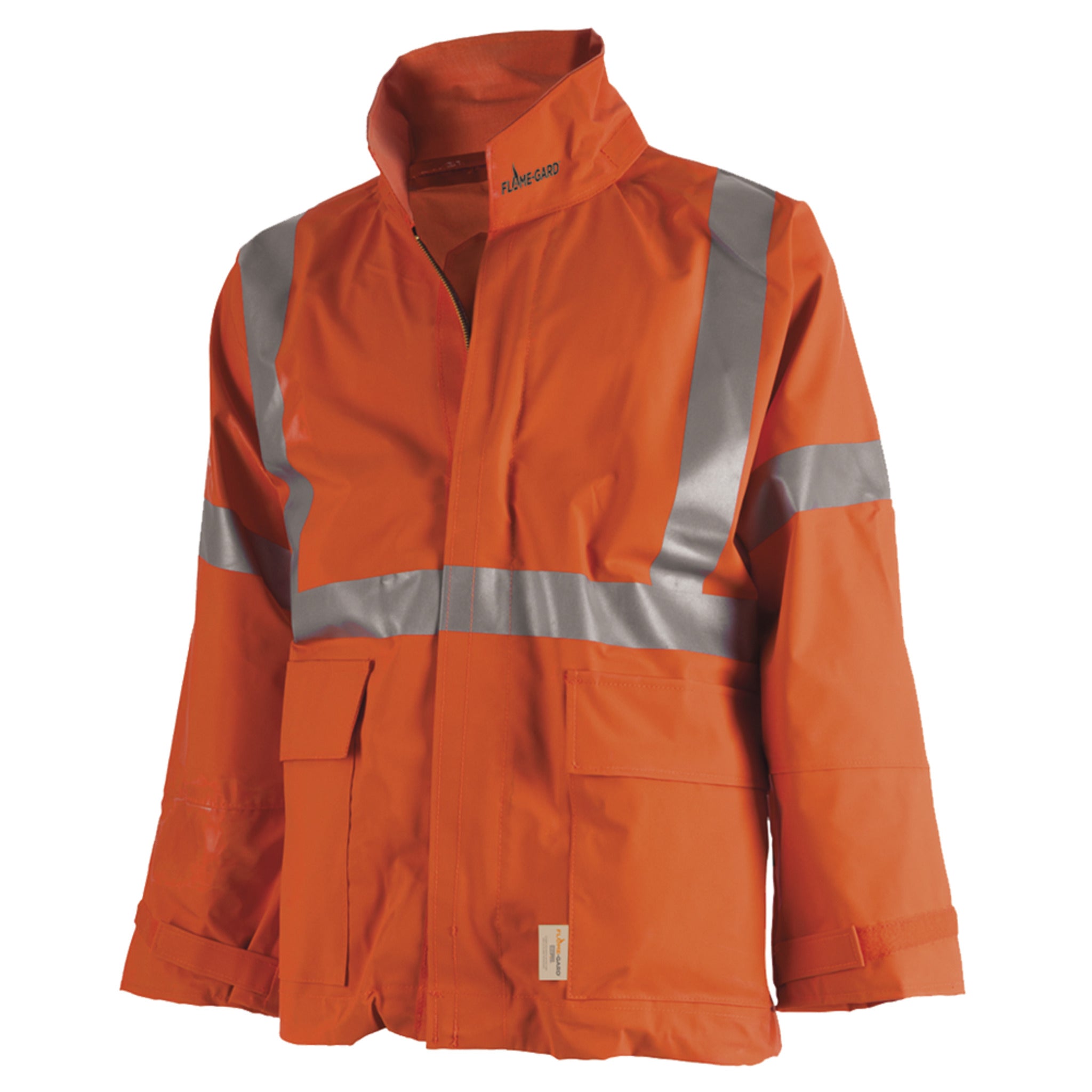 Ranpro Petro-Gard® FR/ARC Rated Safety Jacket - Neoprene Coated Nomex® | Orange | Sizes Small - 4XL Flame Resistant Work Wear - Cleanflow