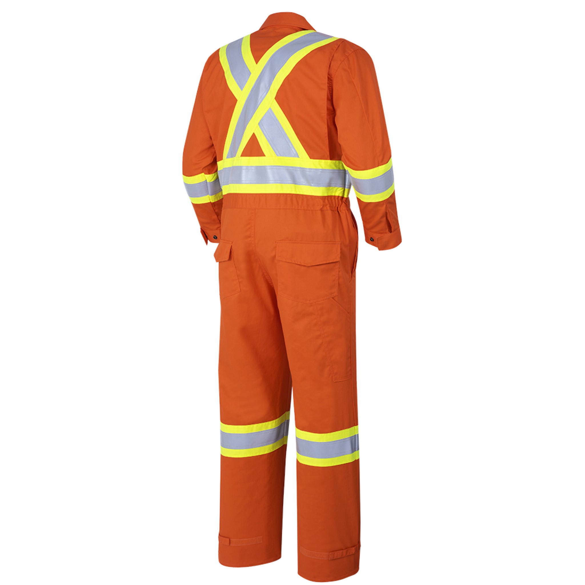 Pioneer FR-TECH® FR/ARC Rated 7 oz Hi Viz Safety Coveralls 88/12 | Orange | Sizes 36 - 60 Flame Resistant Work Wear - Cleanflow