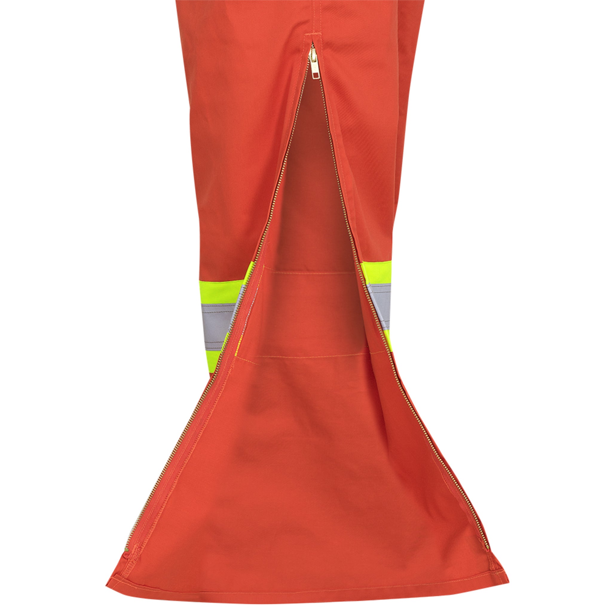 Pioneer FR-TECH® FR/ARC Rated 7 oz Hi Viz Safety Coveralls 88/12 | Orange | Sizes 36 - 60 Flame Resistant Work Wear - Cleanflow