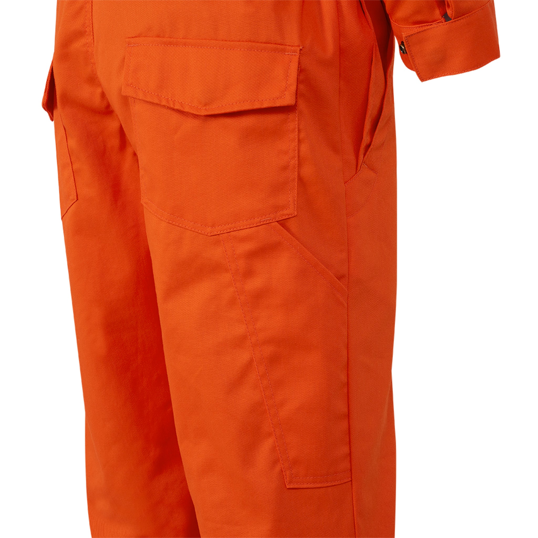 Pioneer FR-TECH® FR/ARC Rated 7 oz Hi Viz Safety Coveralls 88/12 | Orange | Sizes 36 - 60 Flame Resistant Work Wear - Cleanflow